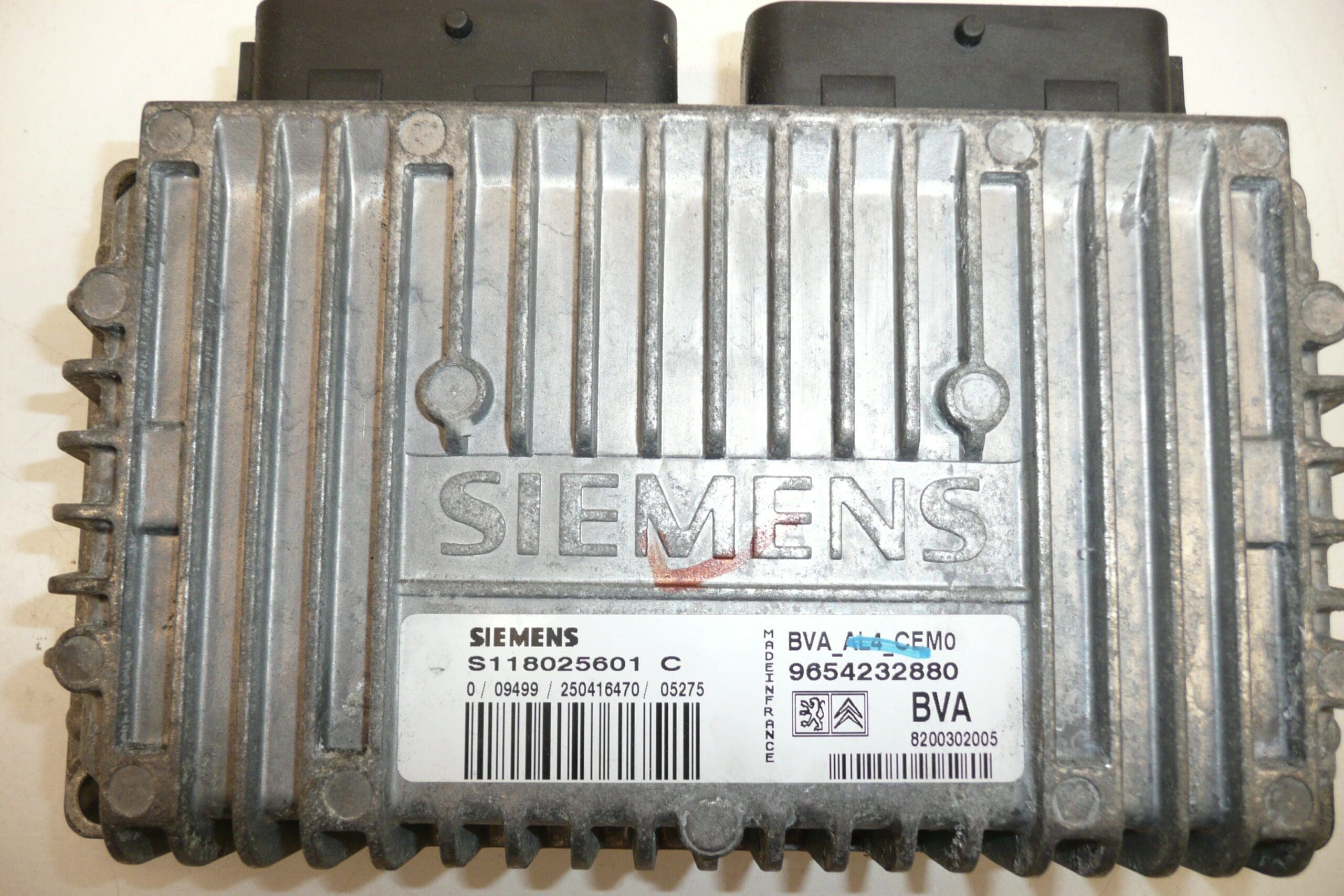 Unidad de Control (ECU) Siemens Citroën Peugeot 9654232880 S118025601 25290C - Imagen 2
