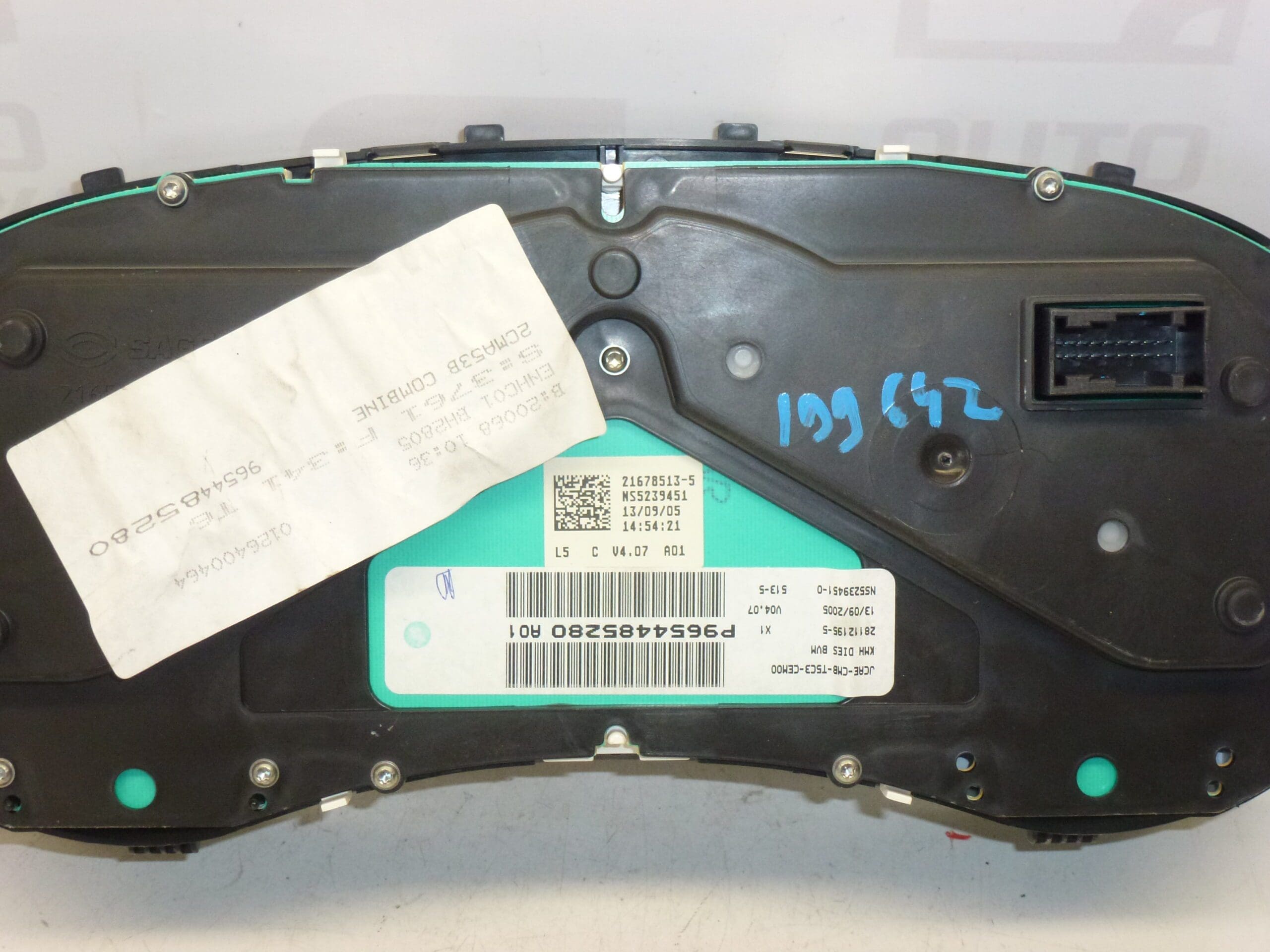 Cuadro de instrumentos (tacómetro y cuentakilómetros) Peugeot 307 199642 km 9654485280 6106N4 - Imagen 2