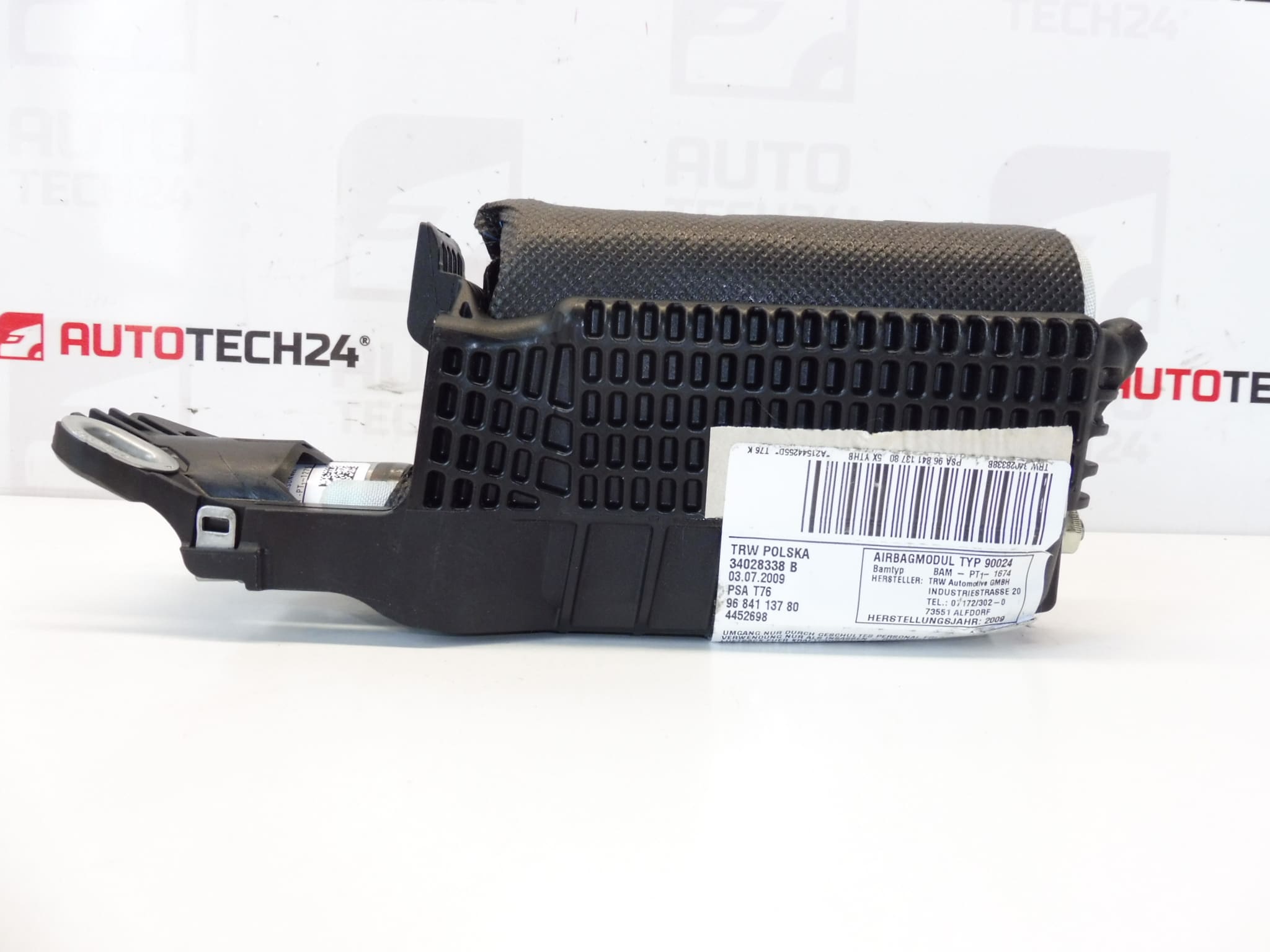 Airbag del asiento del conductor Peugeot 308 CC 9684113780 8216WY - Imagen 2