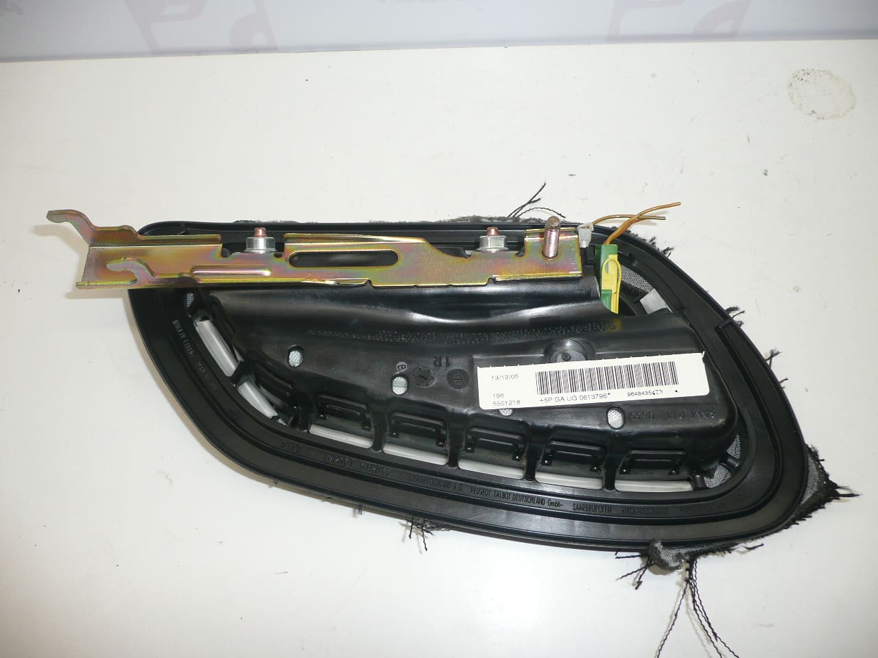 Airbag del asiento derecho para Peugeot 206 96484354ZR 8216AA - Imagen 2