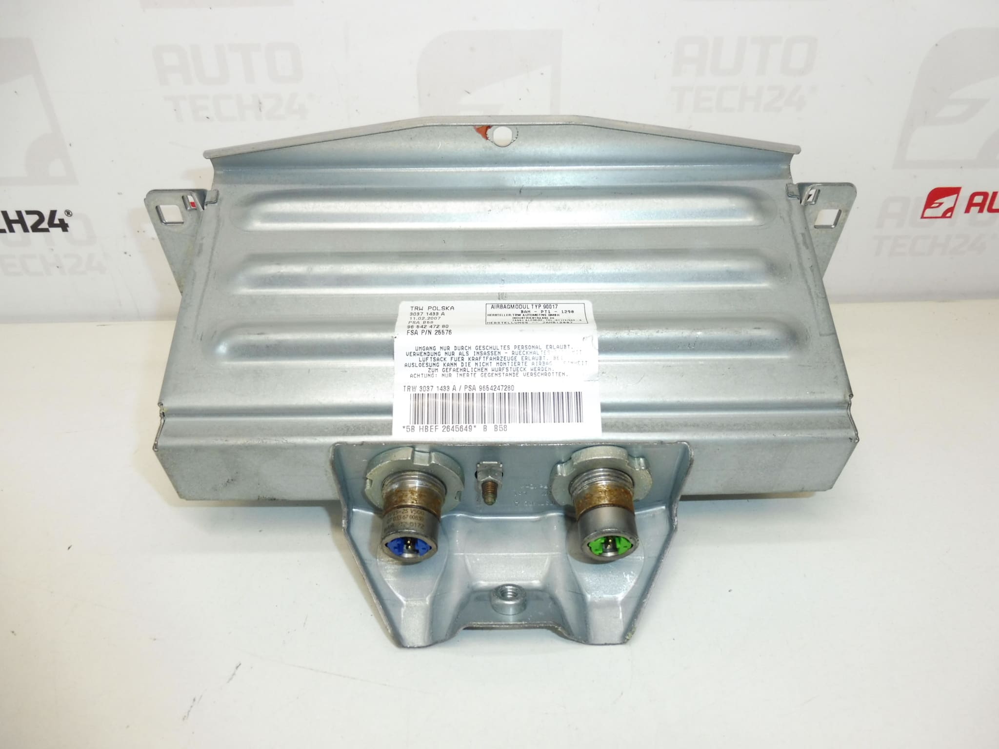 Airbag delantero pasajero Citroën C4 Picasso 9654247280 8216NT - Imagen 2