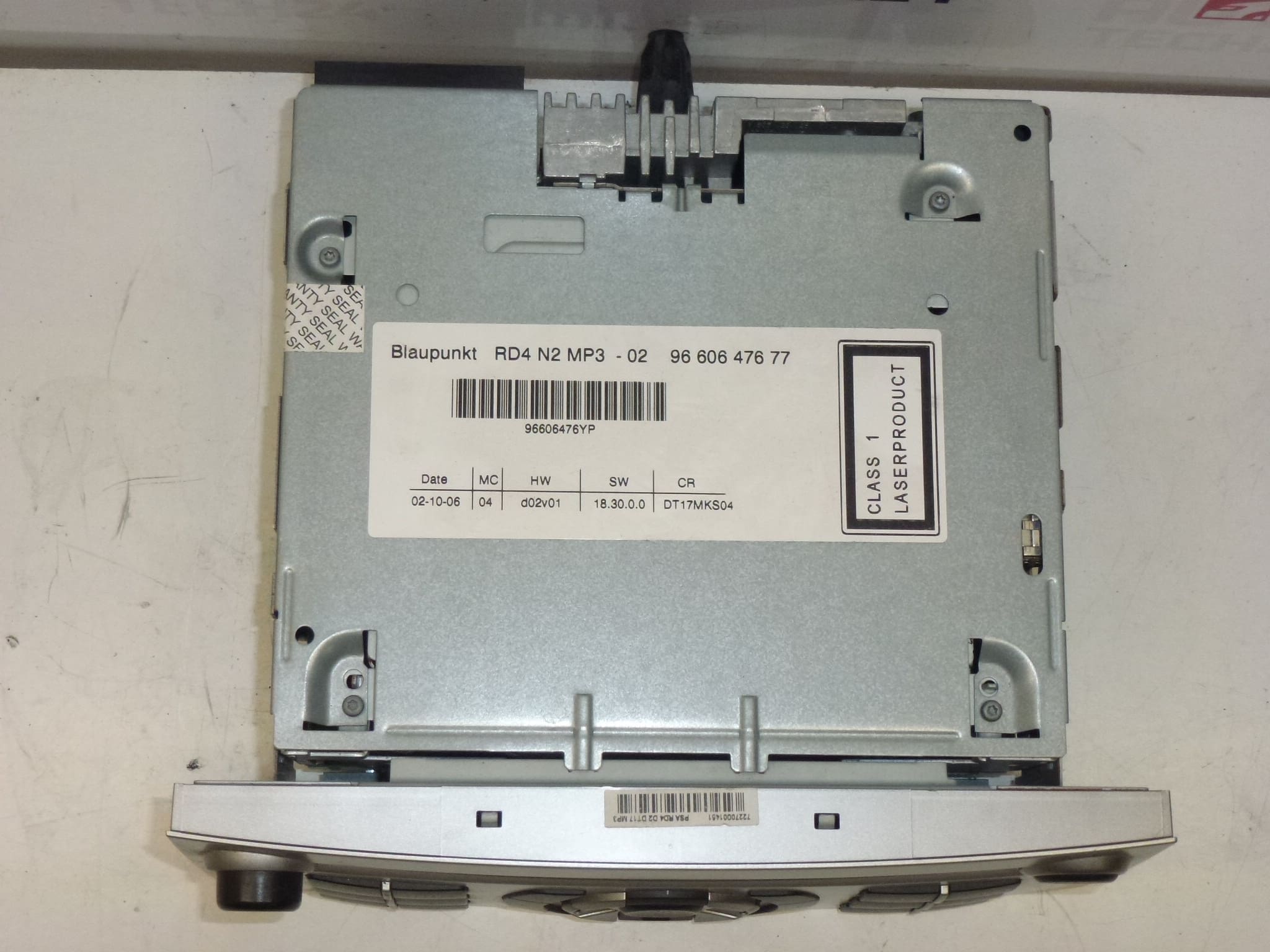 Radio de coche CD MP3 Citroën Peugeot RD4 N2 9660647677 657953 - Imagen 2