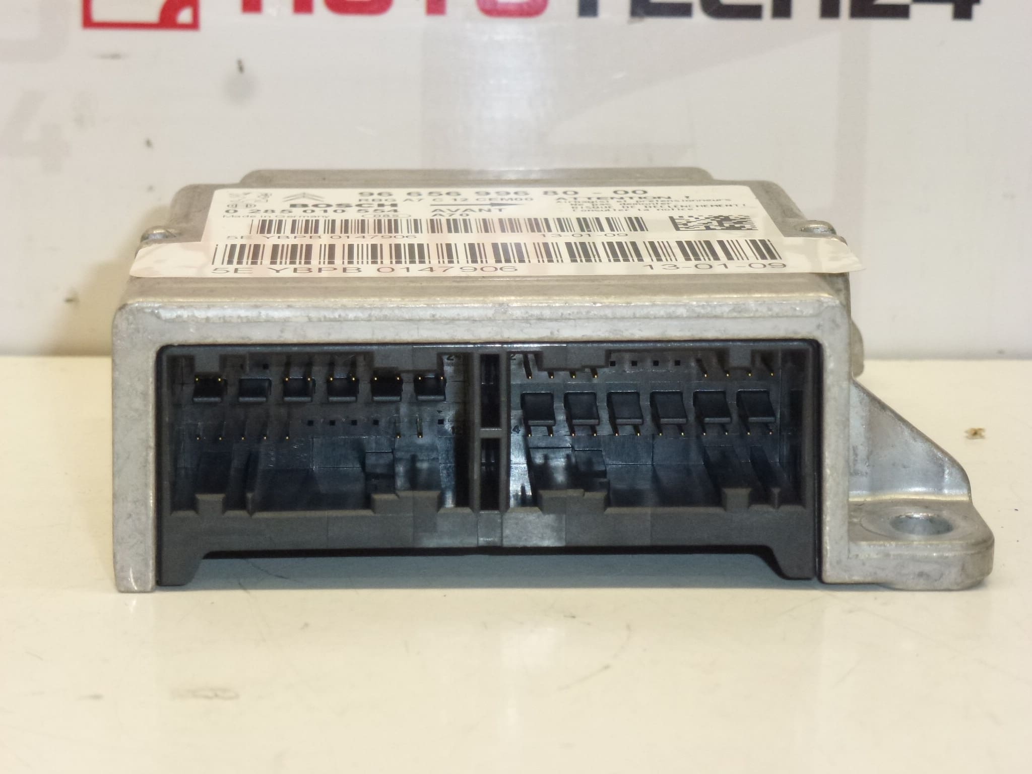 Unidad de control de airbags Bosch para Peugeot 207 9665699680 6546J8 - Imagen 2