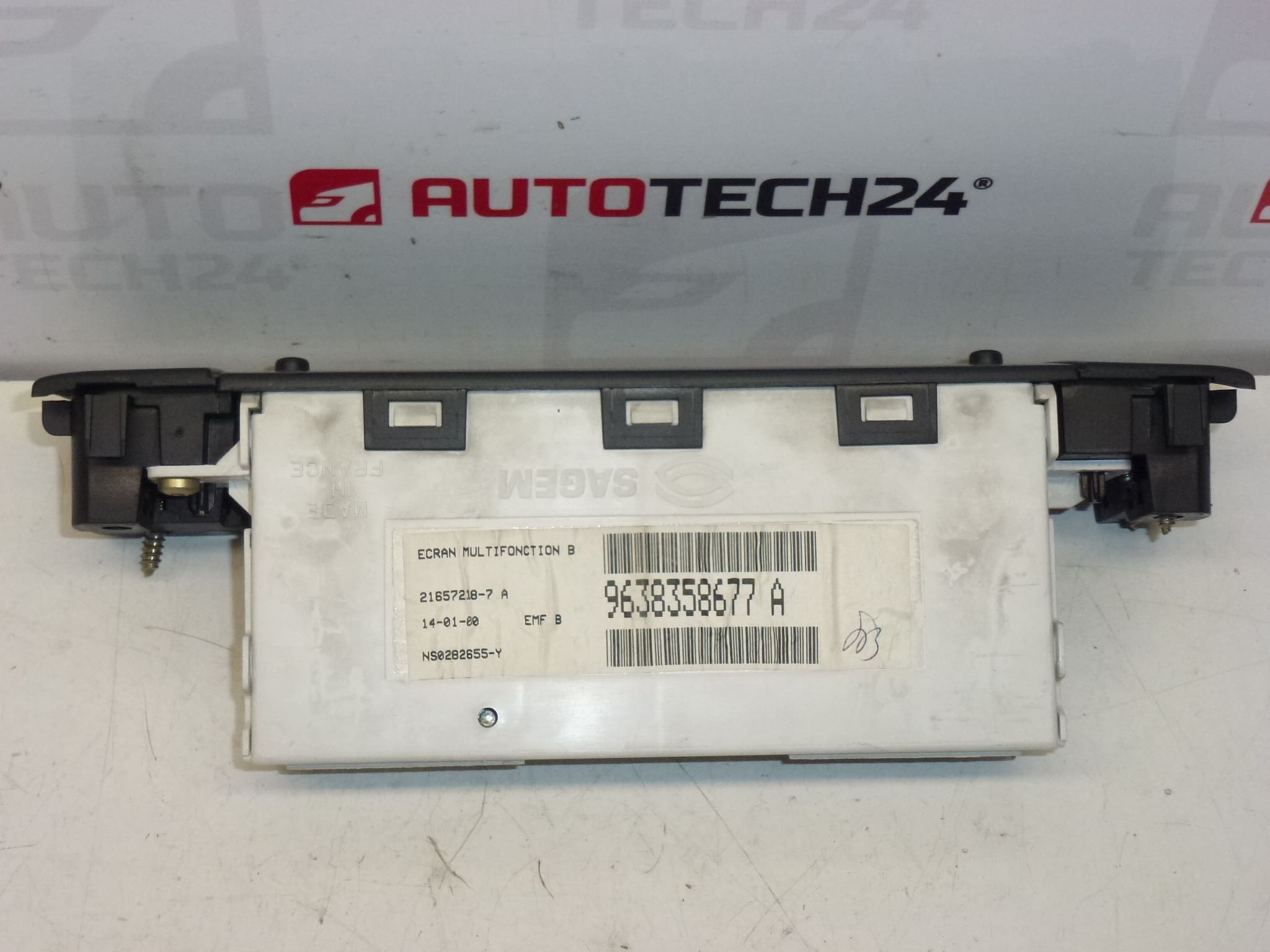 Pantalla de radio y ordenador de a bordo PSA Peugeot 406 9638358677 6155P8 - Imagen 2