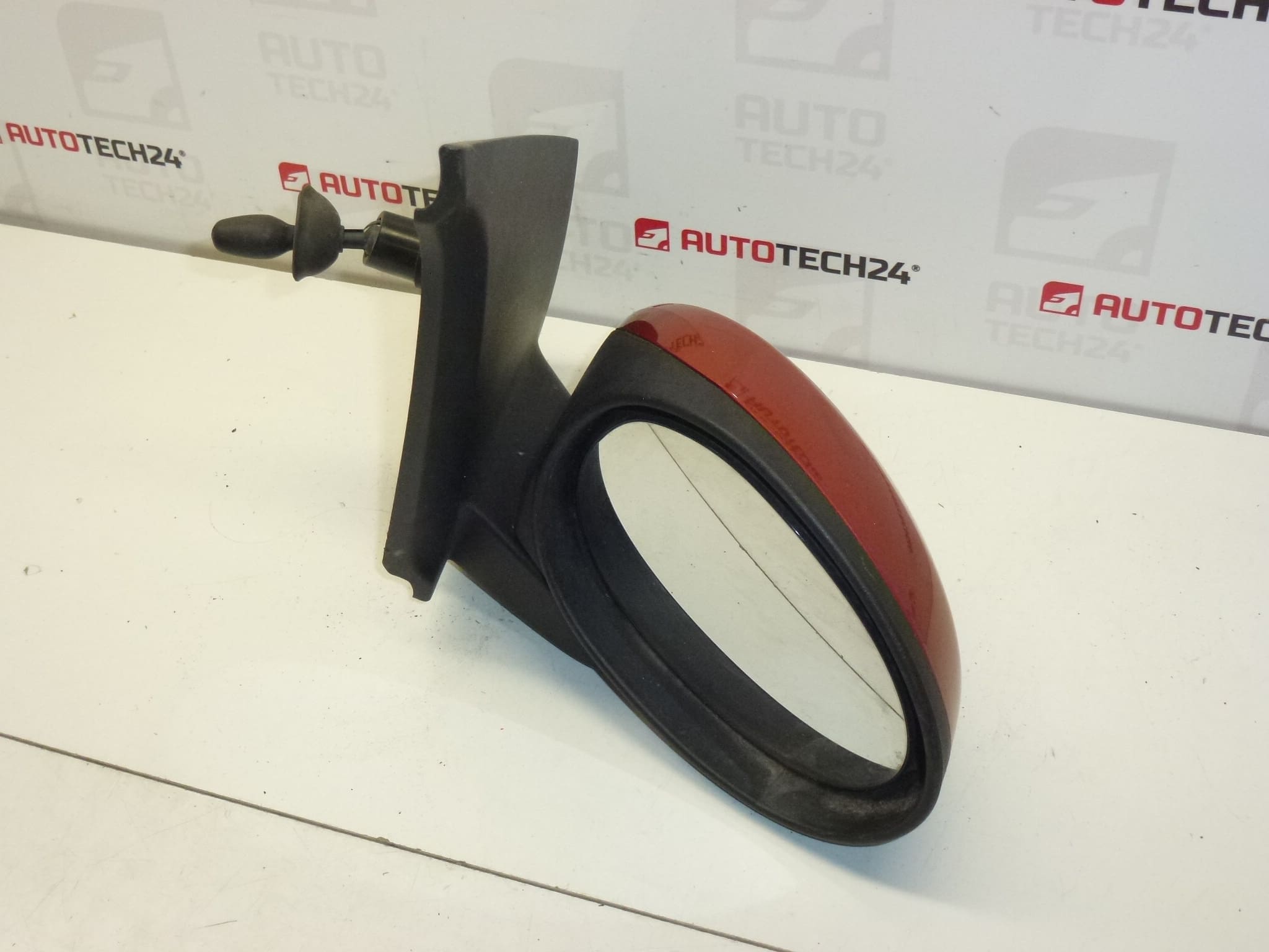 Espejo retrovisor exterior derecho color naranja metalizado para Citroën C1 y Peugeot 107 87910-0H010 87910-0H011 - Imagen 2