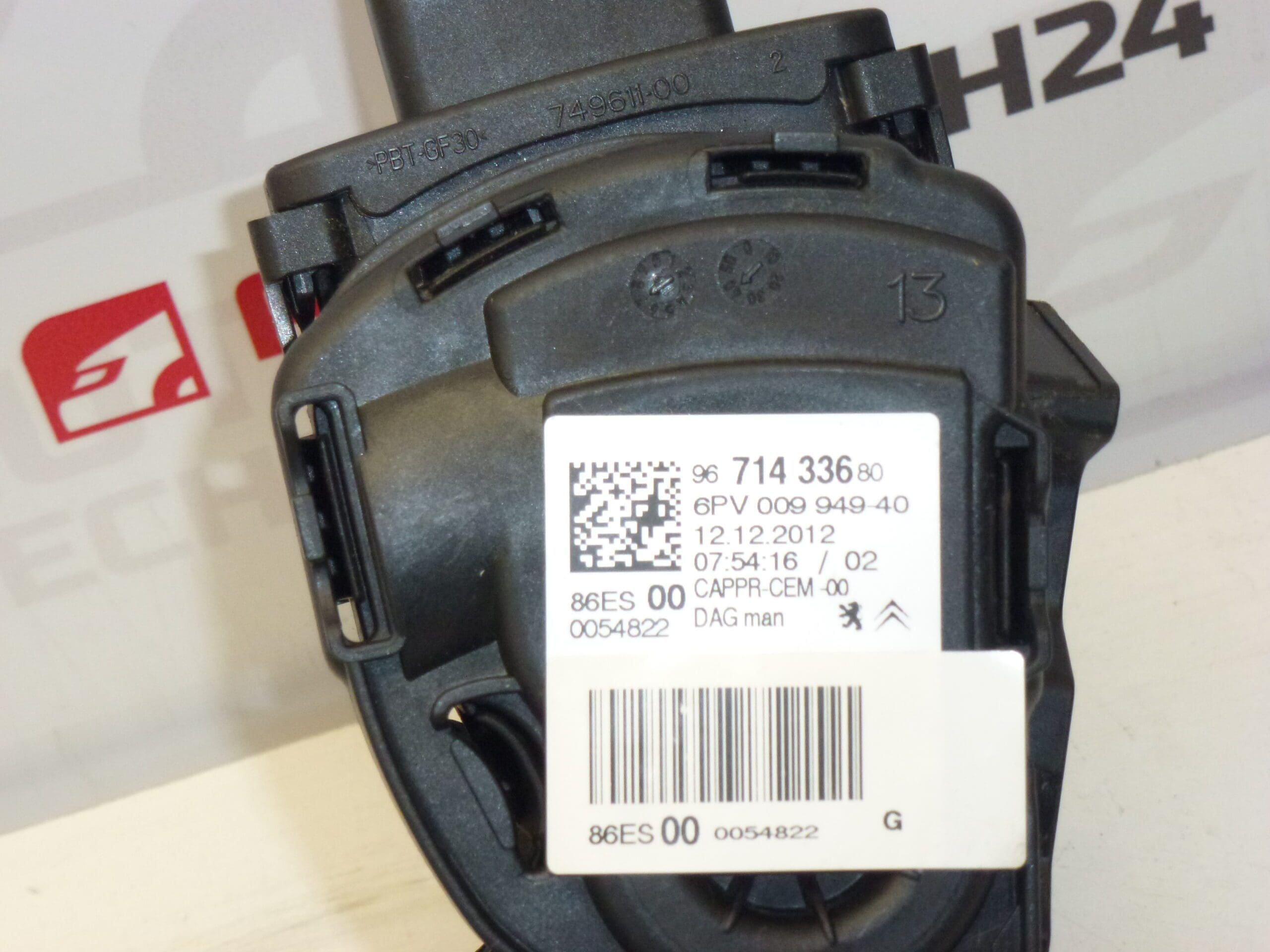 Pedal de acelerador HELLA 9671433680 1601CV - Imagen 2