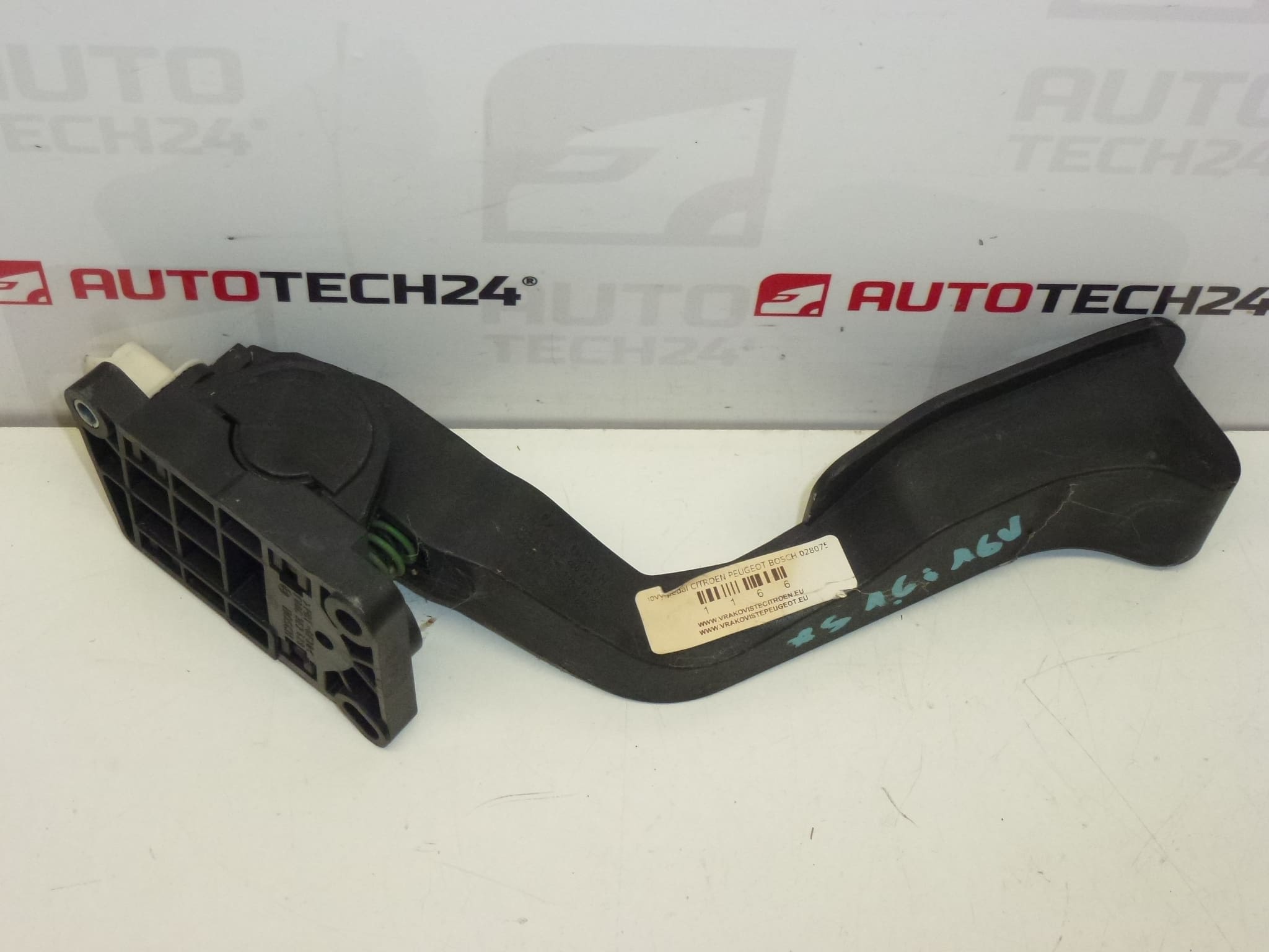 Pedal del acelerador (potenciómetro) Citroën Xsara Bosch 0280752243 9643473180 1601L4 - Imagen 2