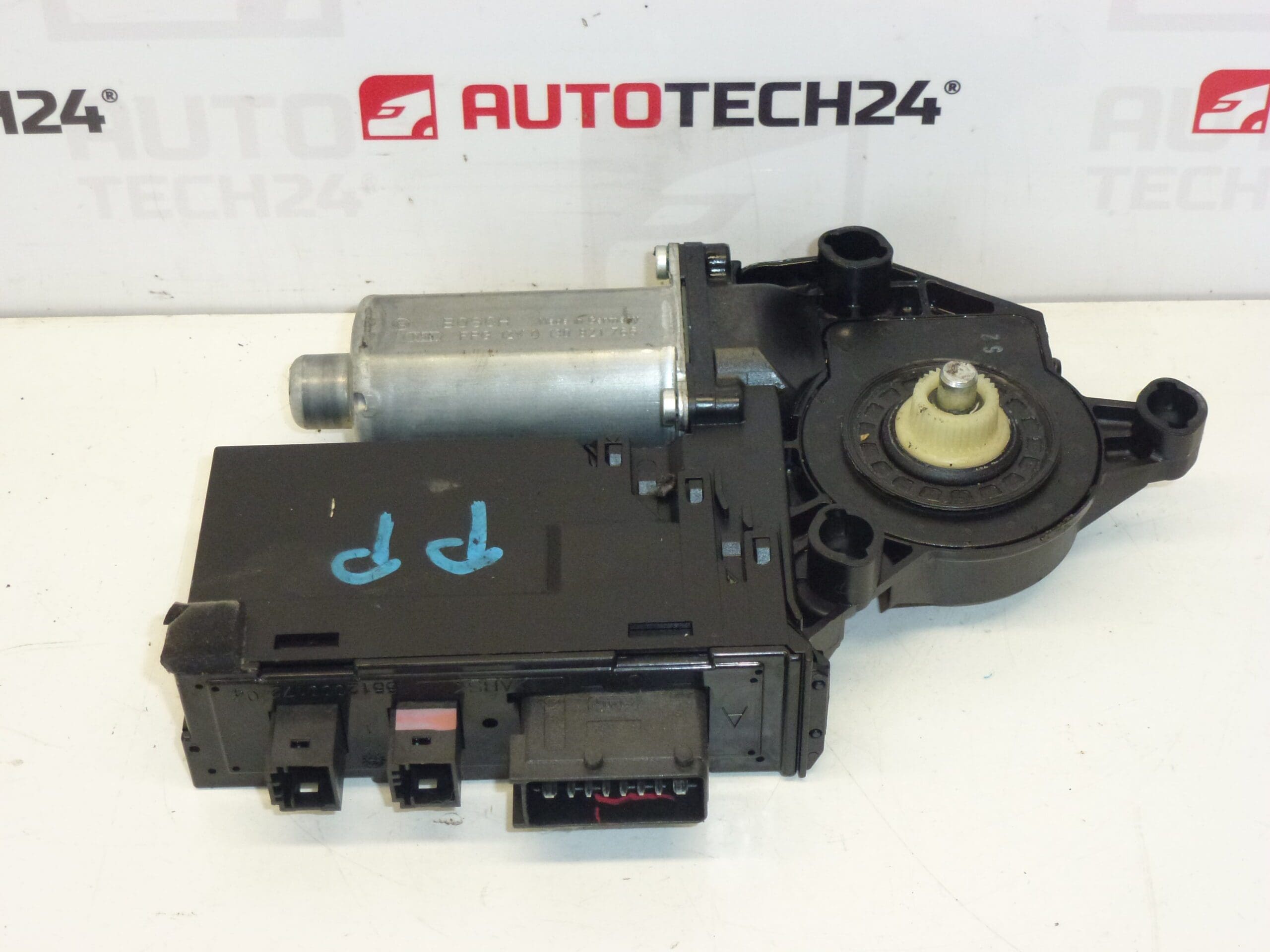 Motor del elevalunas delantero derecho para Peugeot 307 9637130480 9222N1 - Imagen 2