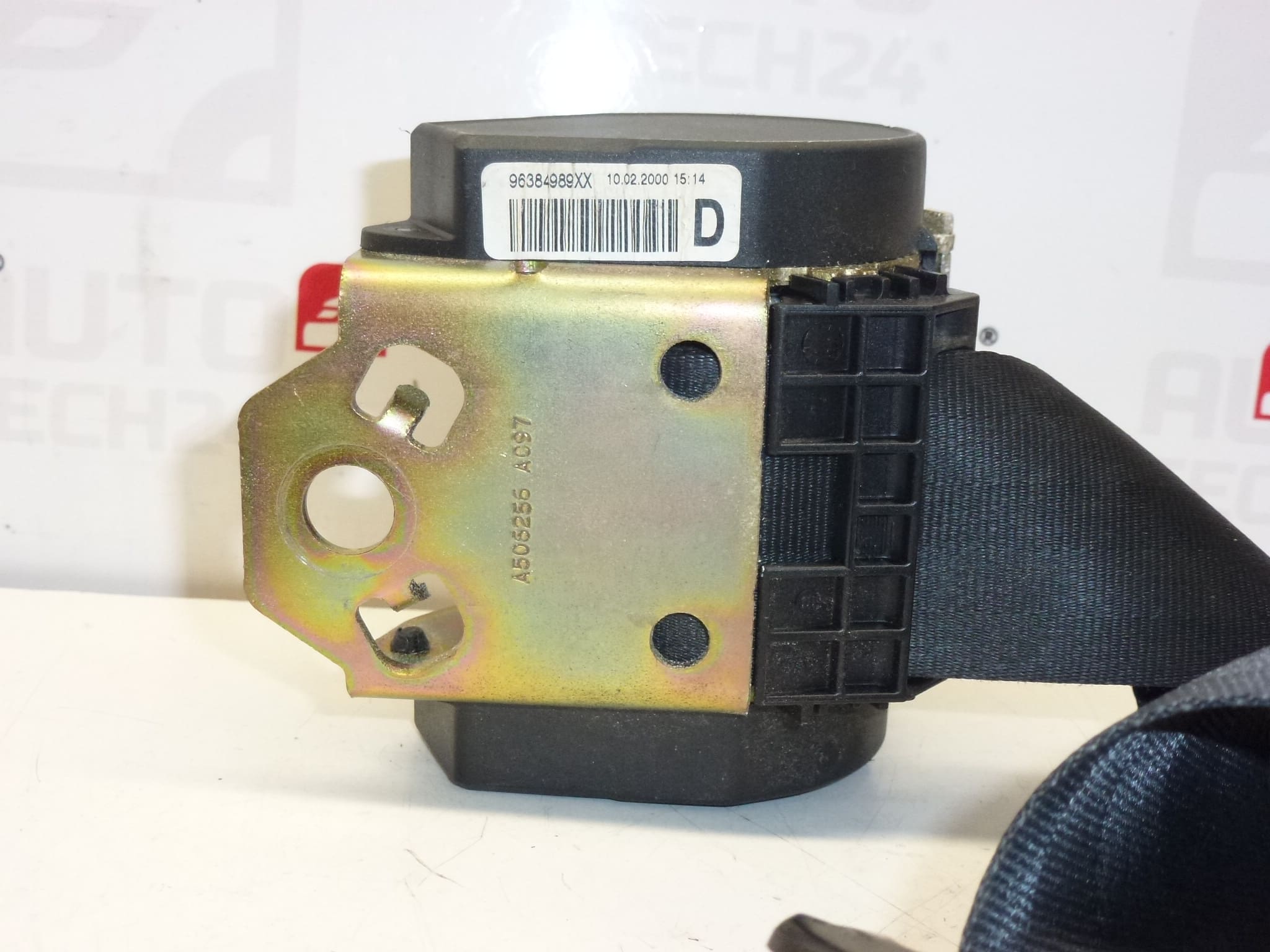 Cinturón De Seguridad Delantero Derecho Peugeot 406 96384989XX 8974CR - Imagen 2