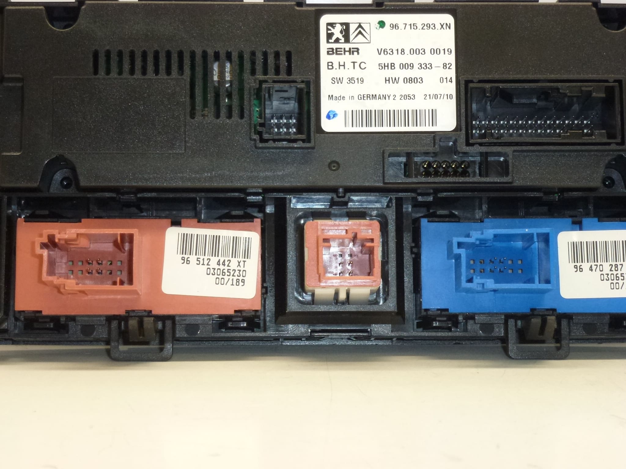 Panel de control de climatización Peugeot 407 96715293XN 6452R6 - Imagen 2