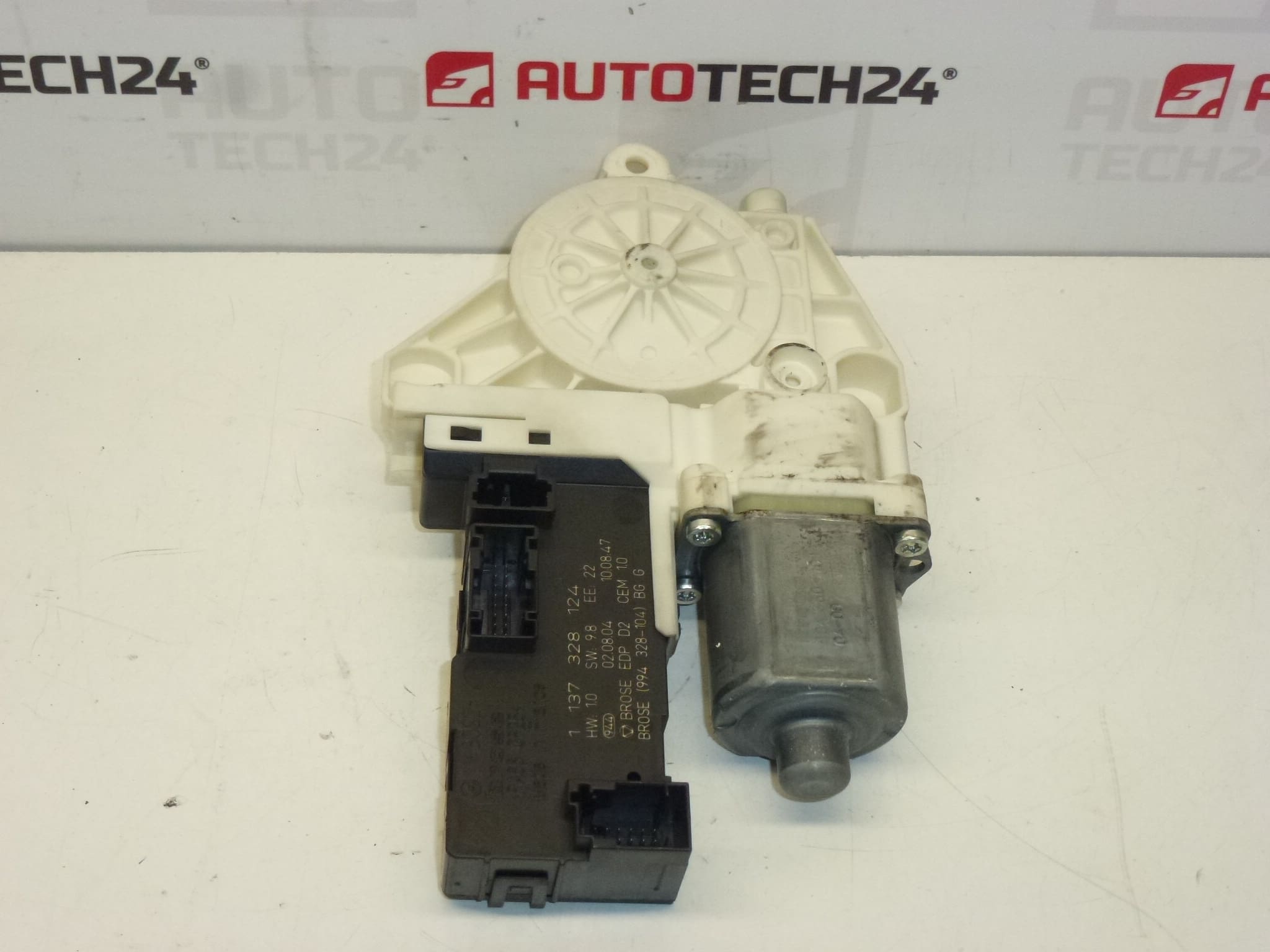Motor elevalunas izquierdo para Peugeot 407 - 1137328124 / 9222Z0 (usado) - Imagen 2