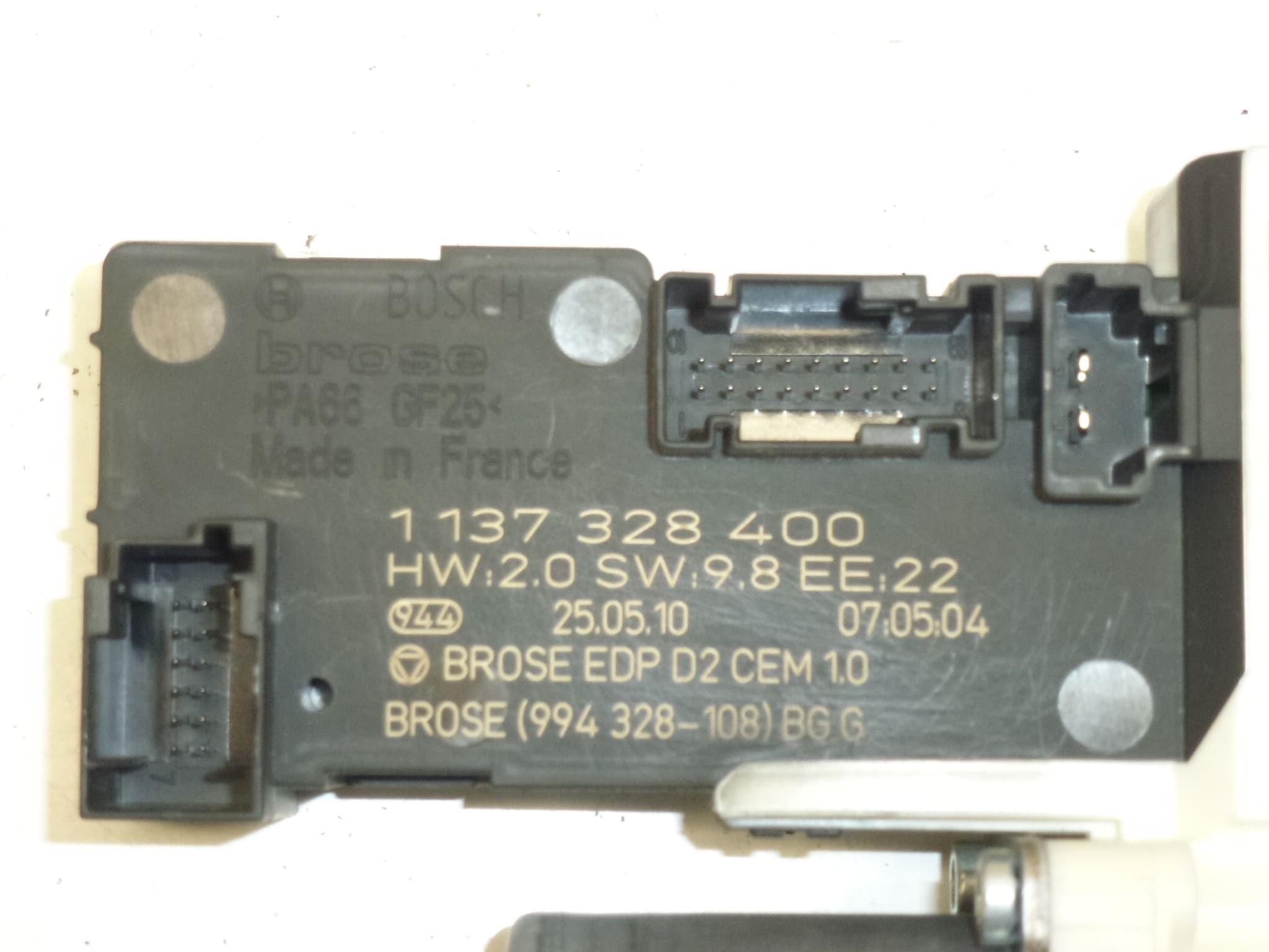 Motor de elevalunas izquierdo Peugeot 407 9663036480 9221Z0 - Imagen 2