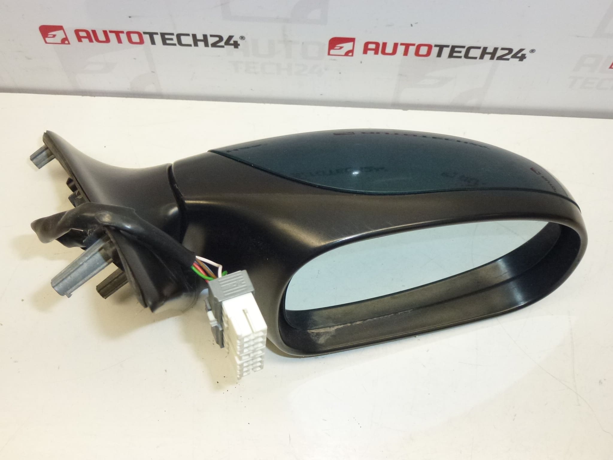 Espejo retrovisor exterior derecho verde metalizado Peugeot 406 8149T1 - Imagen 2