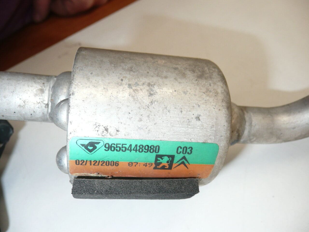 Tubo de climatización para Peugeot 207 - 9655448980 / 6460TV - Imagen 2