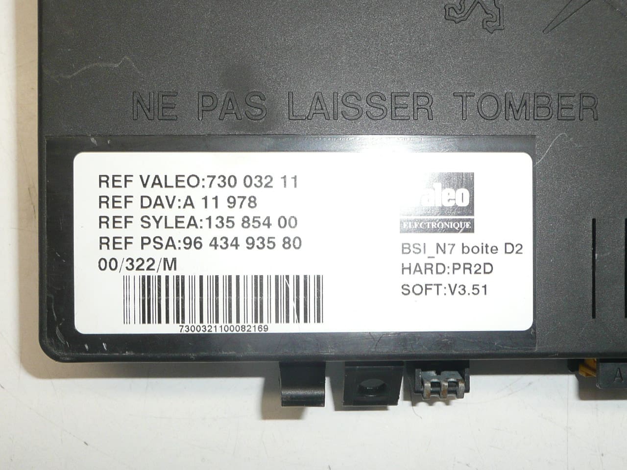 Valeo unidad BSI N7 D2 para Citroën Xsara II 9643493480 73003111 - Imagen 2