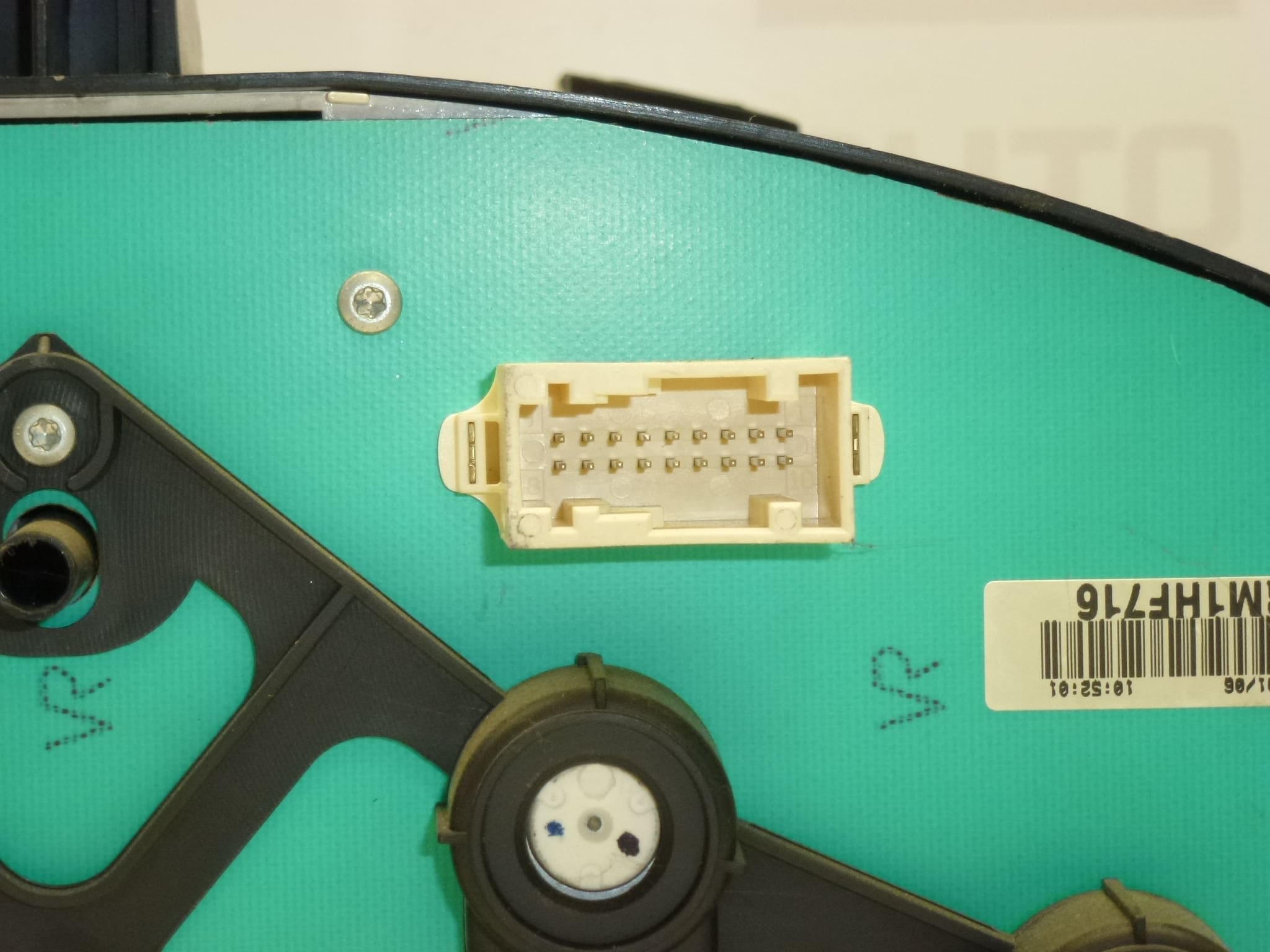 Cuadro de instrumentos Peugeot 206 176.000 km 9656696280 - Imagen 2