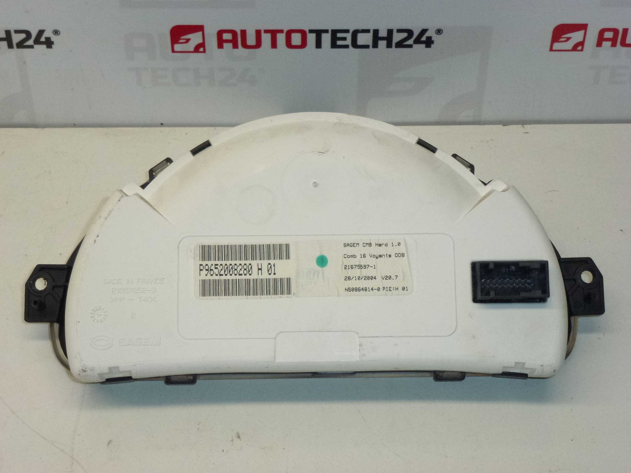 Tacómetro para Citroën C2/C3 189000 km 9652008280 6105EV - Imagen 2