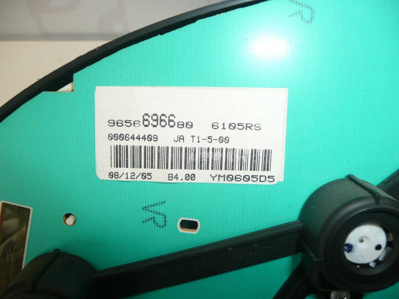 Cuadro de instrumentos (tacómetro) Peugeot 206, ref. 9656696680, 146.415 km - Imagen 2