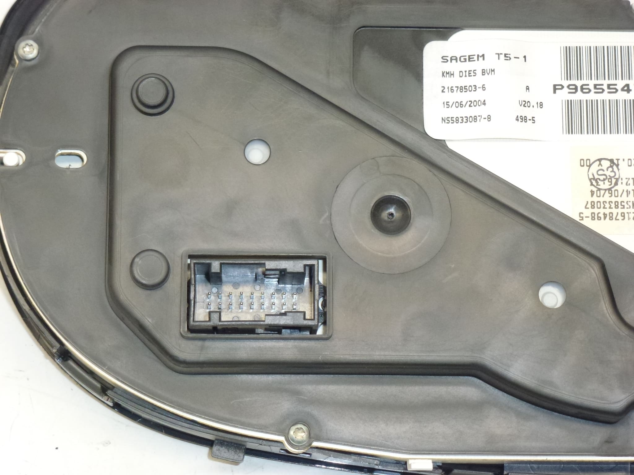 Tacómetro usado para Peugeot 307 - 215.000 km - 9655476580 G00 - Imagen 2