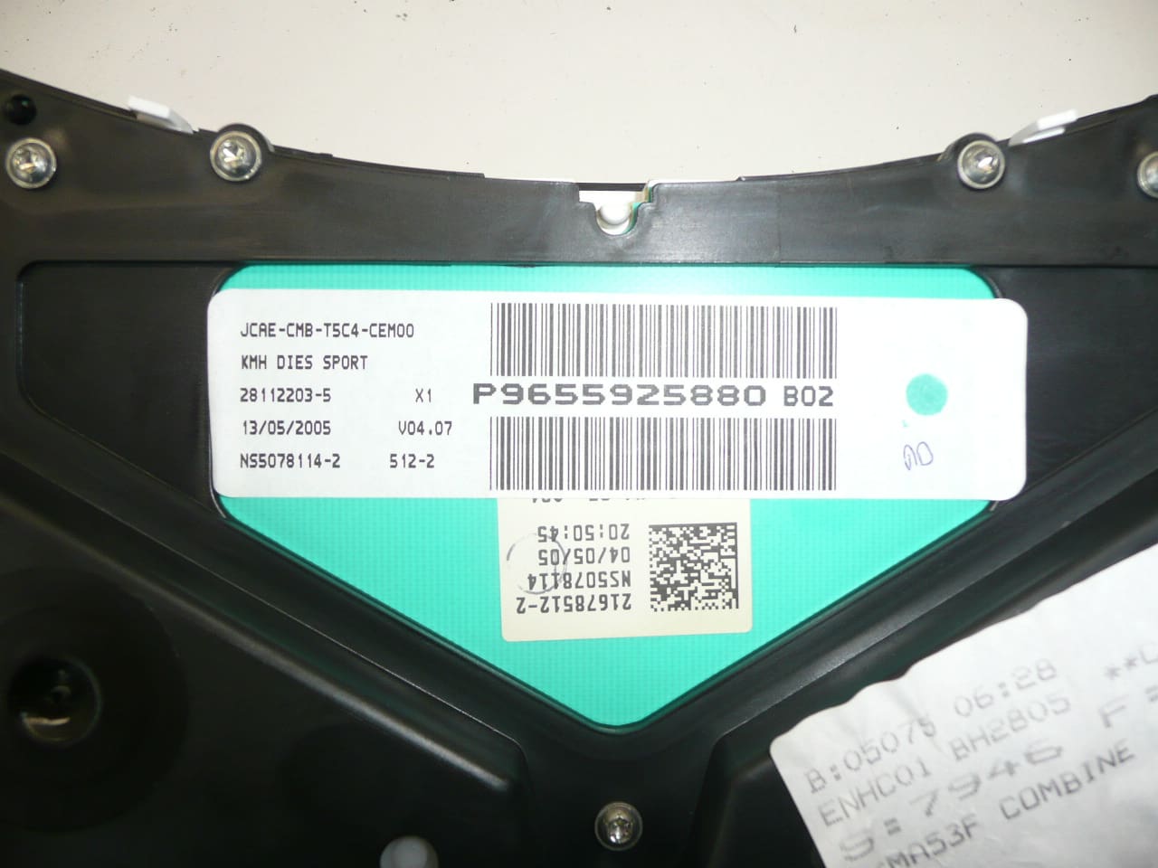 Tacómetro Peugeot 307 II 83.000 km 6106R9 - Imagen 2