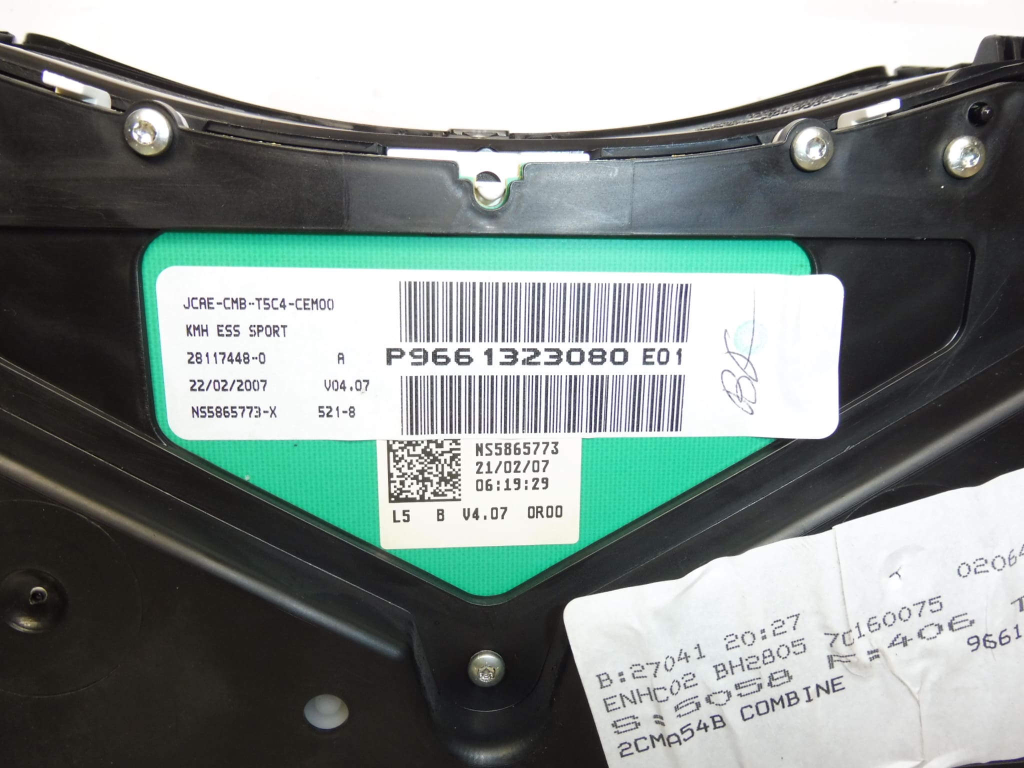 Tacómetro de Peugeot 307 — 139.000 km — 9661323080 - Imagen 2