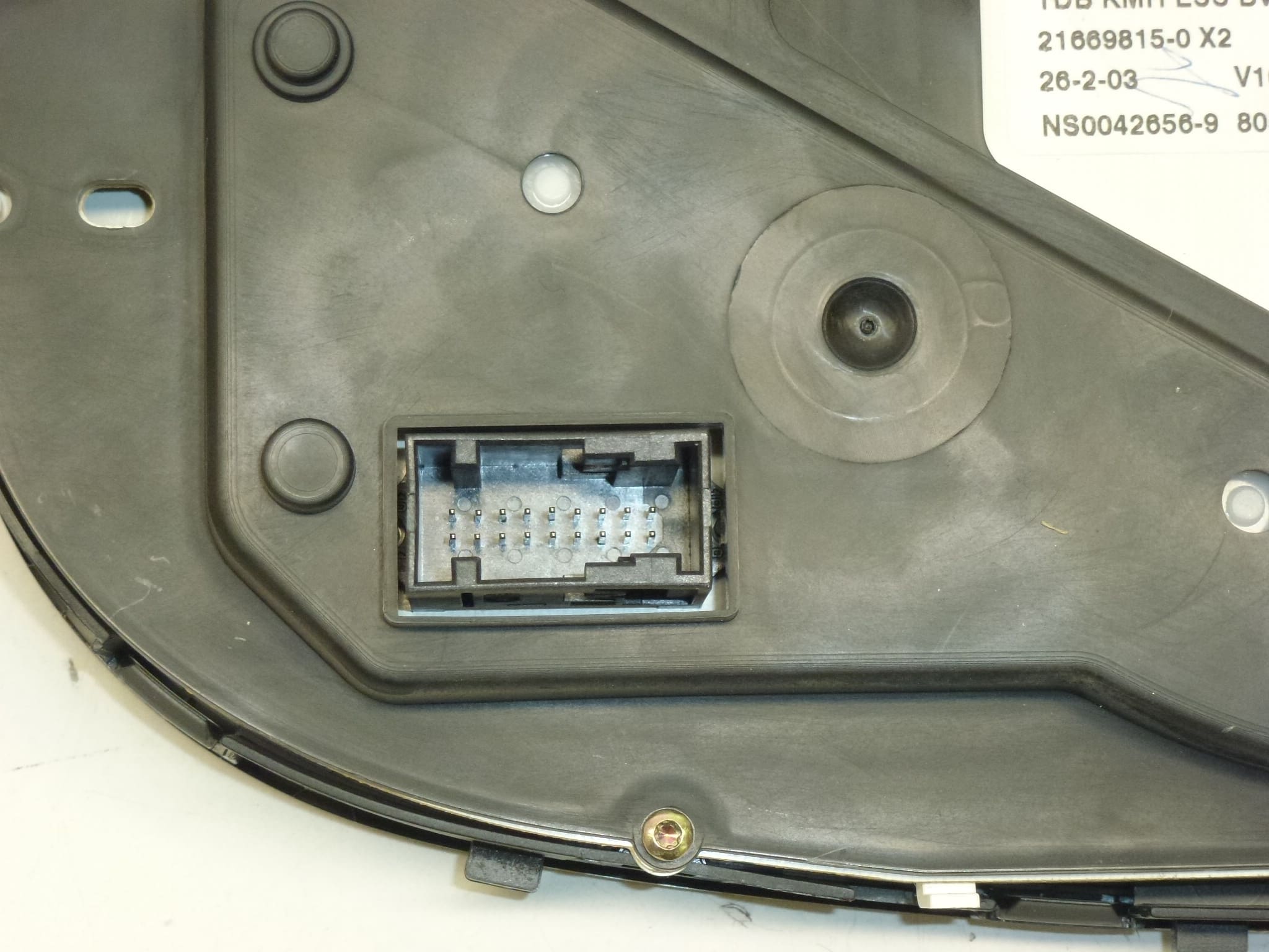 Tacómetro Peugeot 307, 182.000 km, 9645768480, 6103F7 - Imagen 2