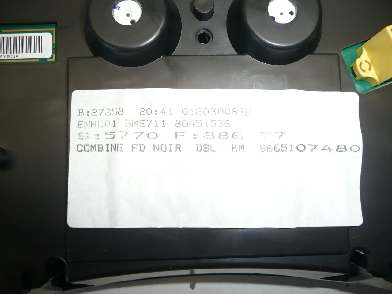 Tacómetro Peugeot 308 114.000 km 9665107480 610335 - Imagen 2