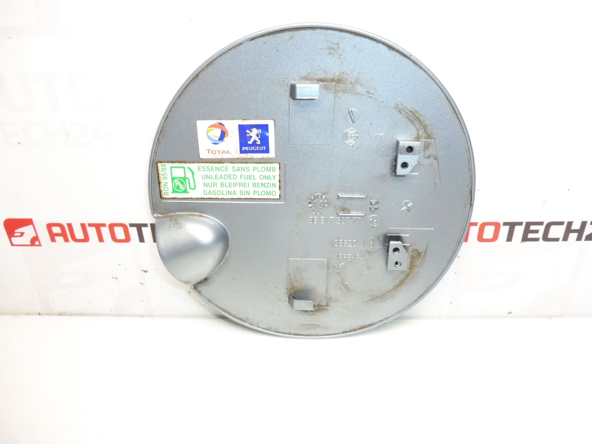 Tapa del depósito de combustible para Peugeot 207 KGZD 9681730777 1517F5 - Imagen 2