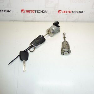 Juego de cerraduras y 2 llaves Citroën 9801984780 4162PT
