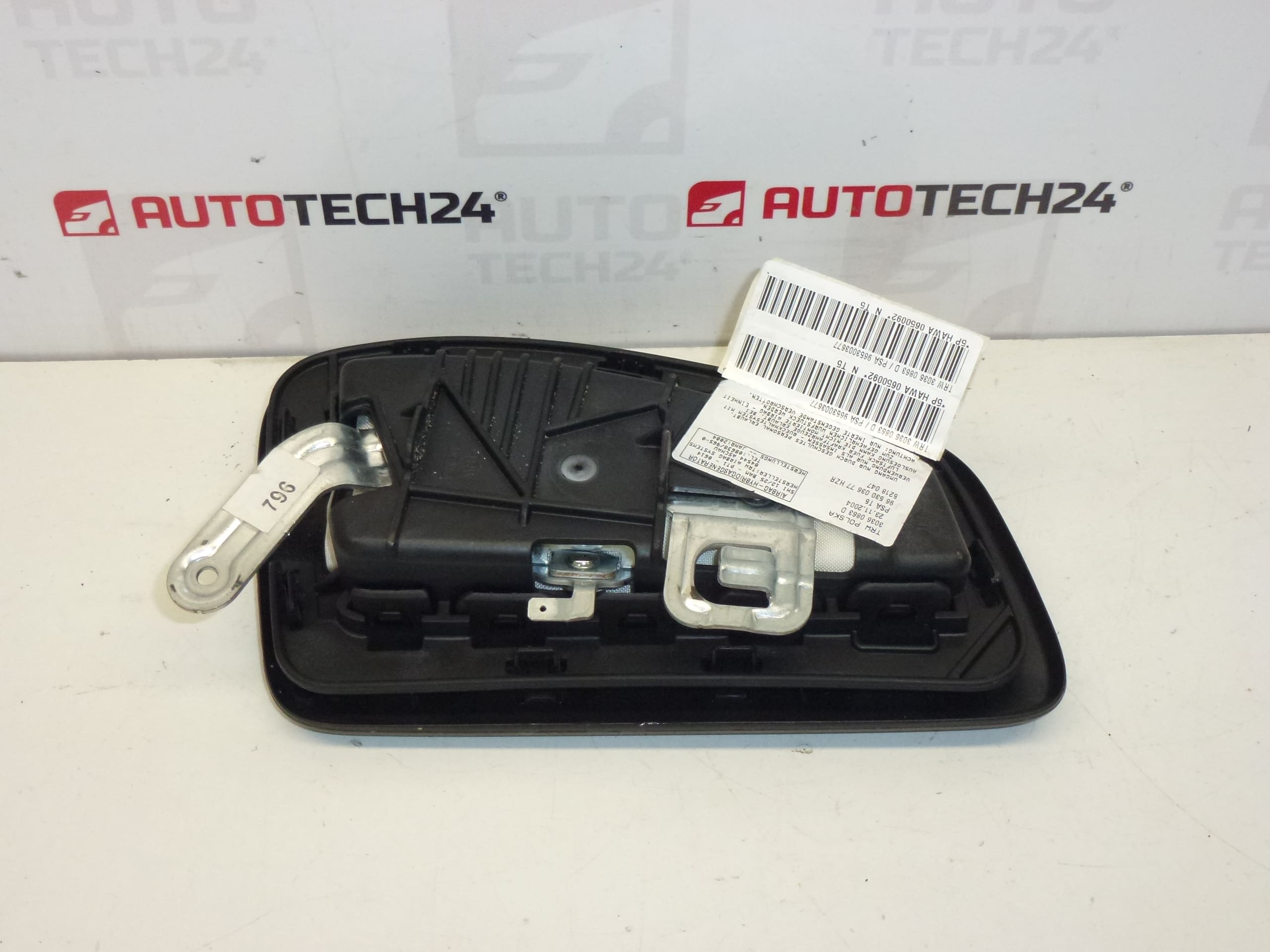 Airbag del asiento derecho Peugeot 307 9653003677 8216LQ - Imagen 2