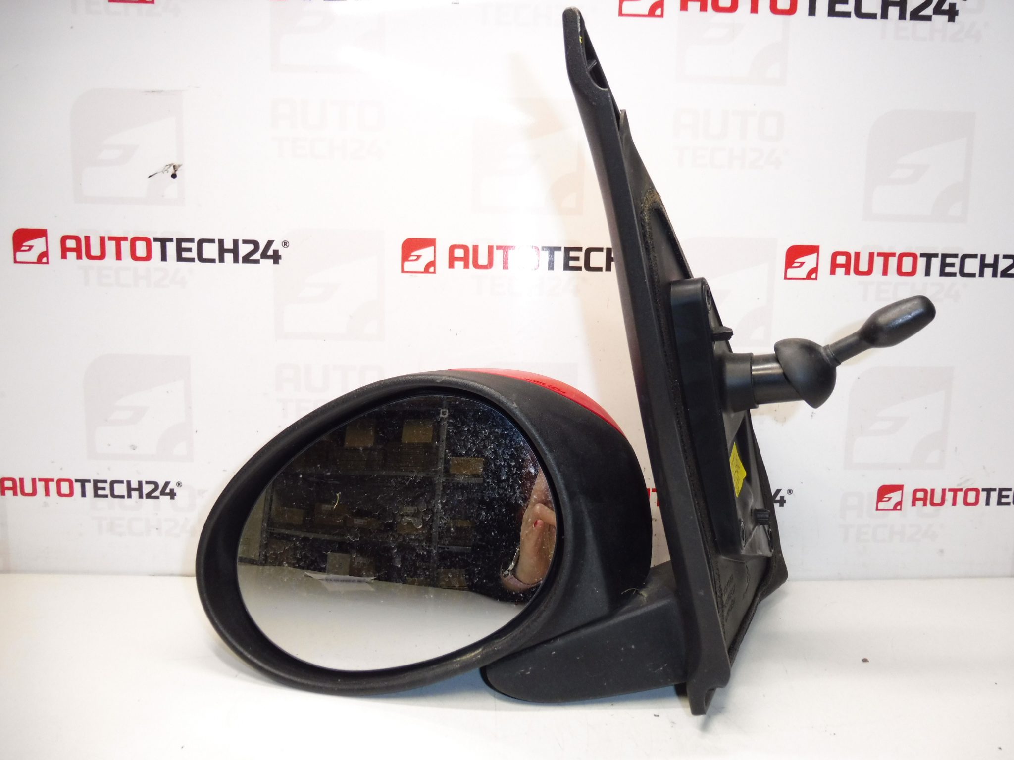 Espejo retrovisor exterior izquierdo rojo Citroën C1 / Peugeot 107 87940-0H010 87940-0H011 - Imagen 2