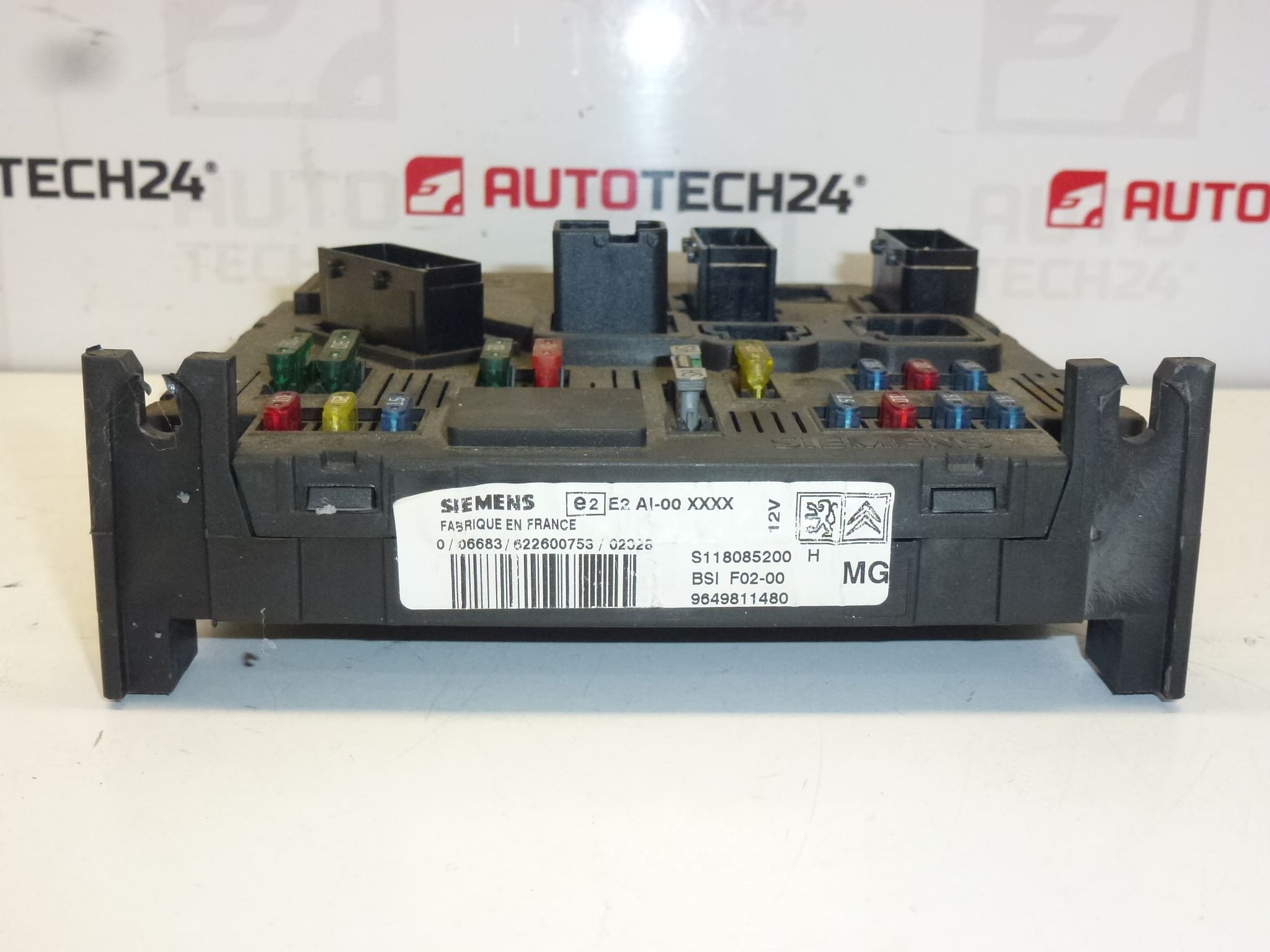 Siemens BSI F02-00 MG Citroën C3 C2 9649811480 1650881880 - Imagen 2