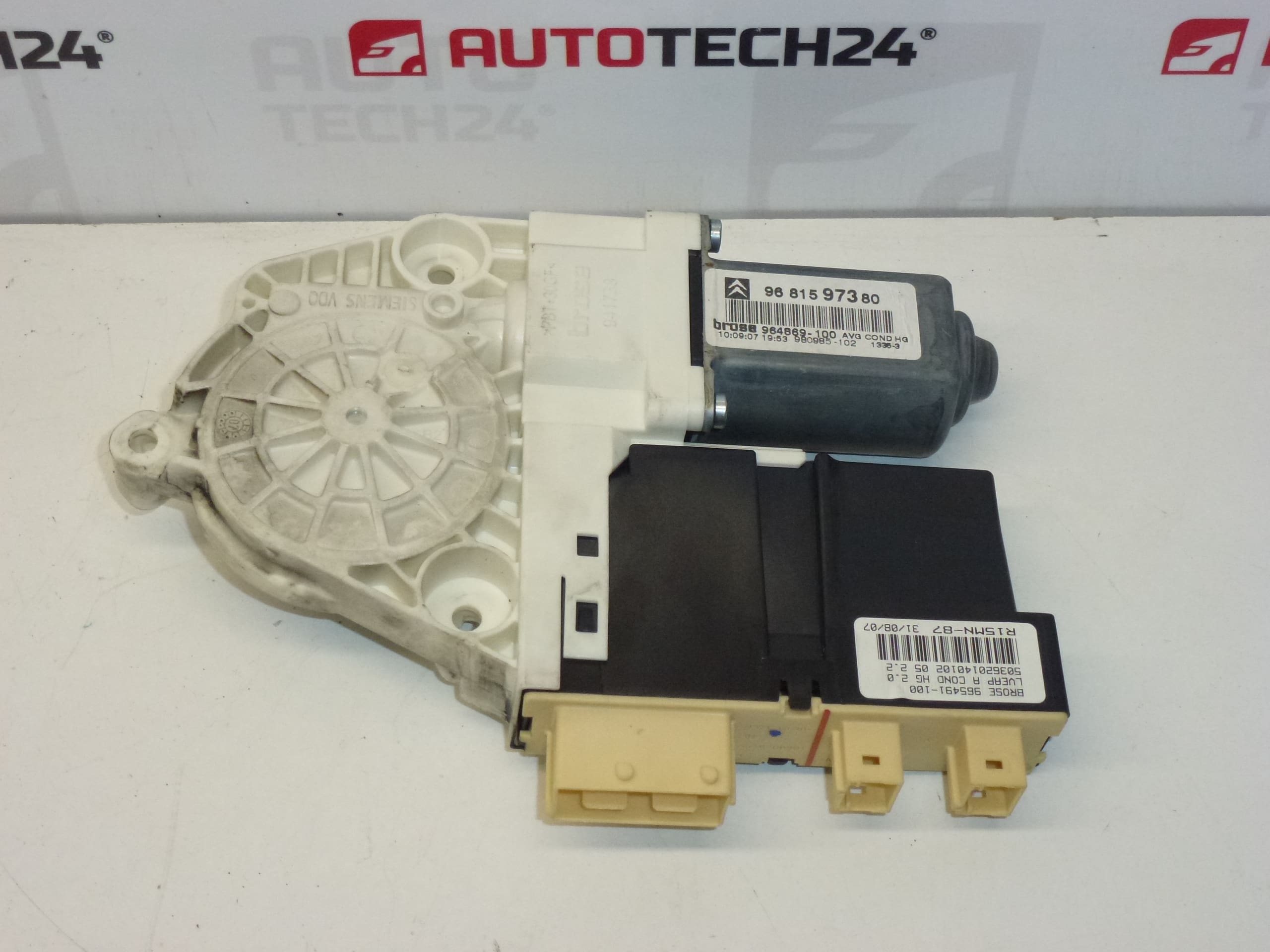 Motor del elevalunas delantero izquierdo Citroën C5 II 9681597380 9221AK - Imagen 2
