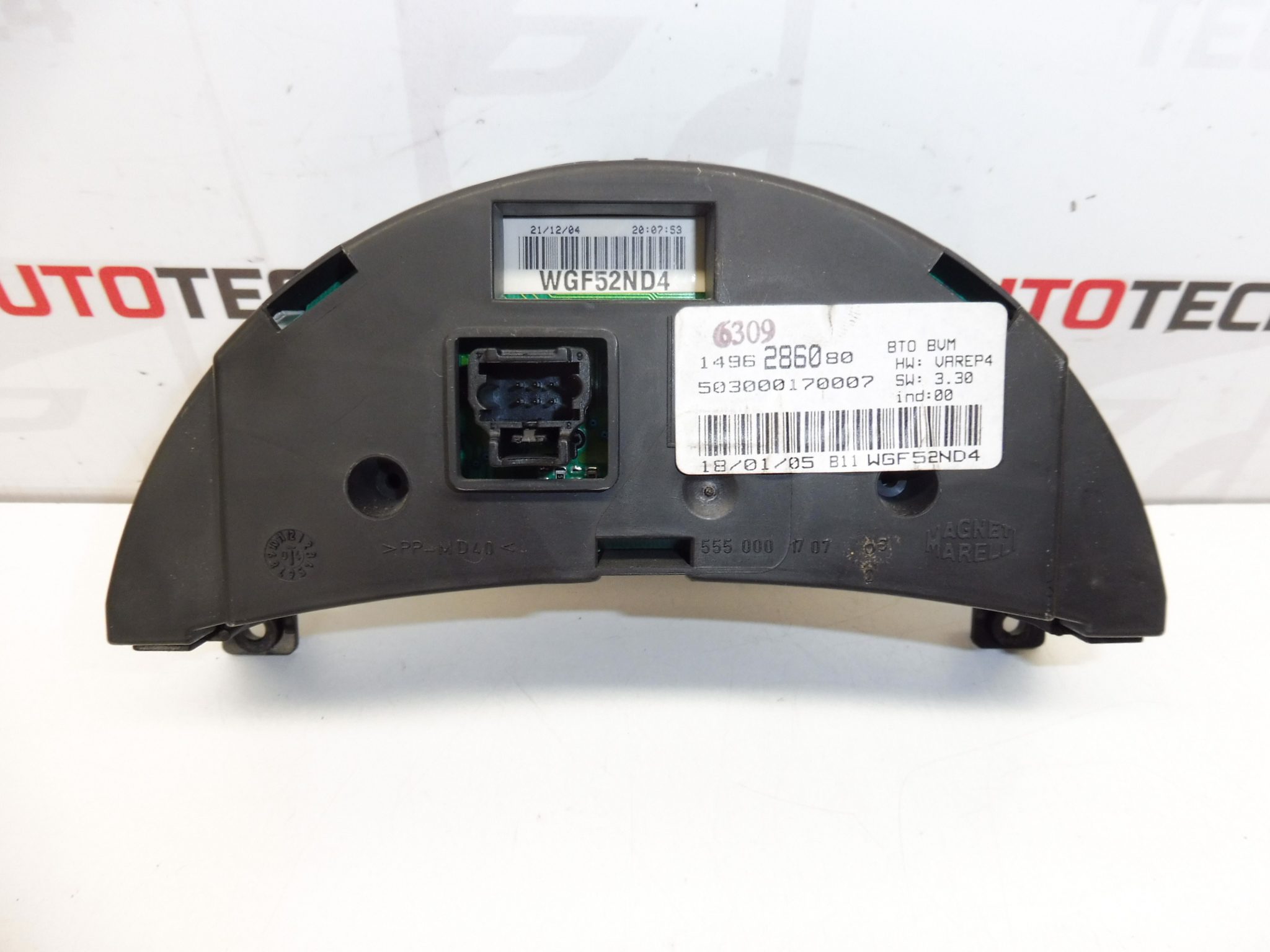 Cuadro de instrumentos Magneti Marelli 222.000 km para Citroën C8 / Peugeot 807 - 1496286080 - Imagen 2