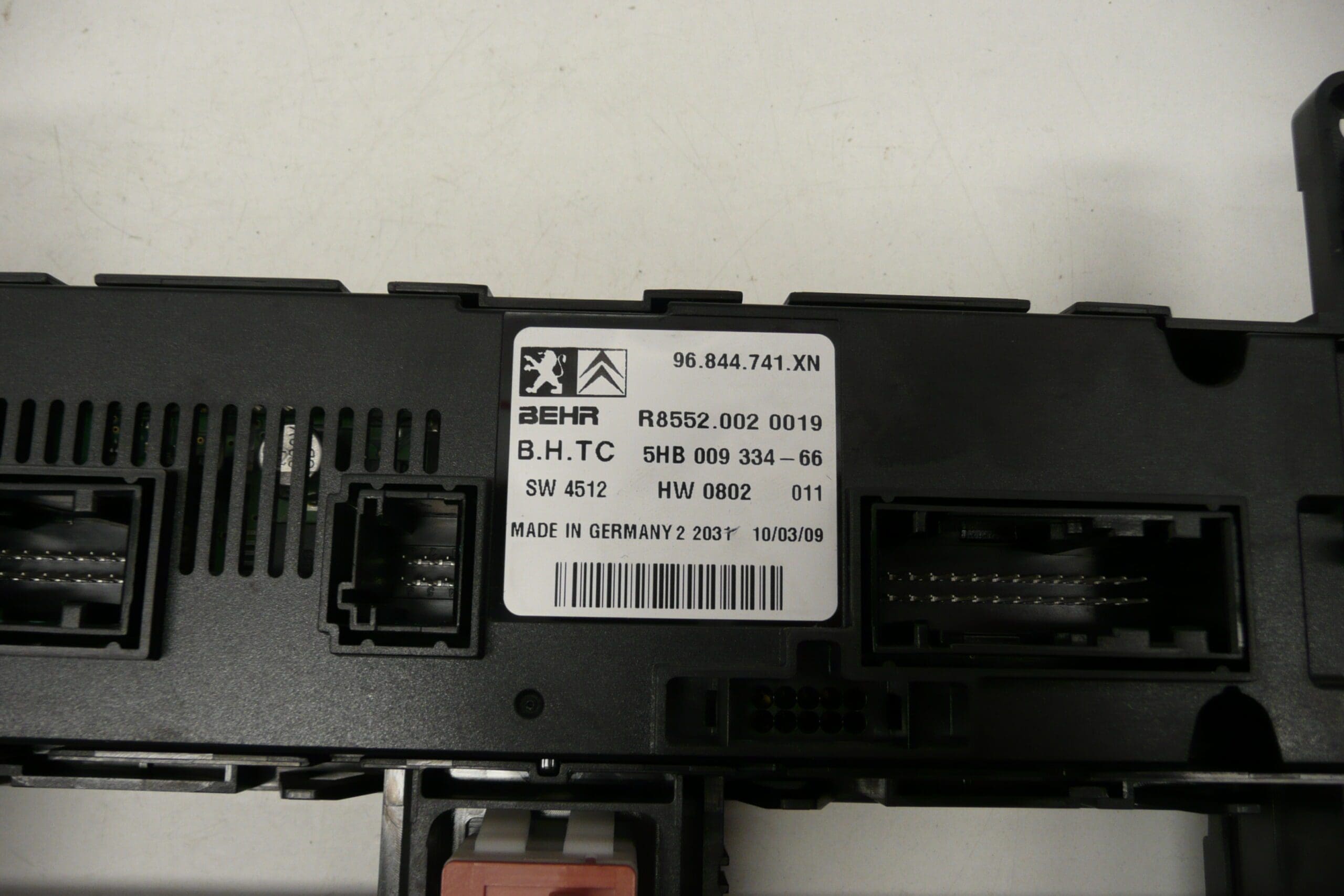 Unidad de control del climatizador Peugeot 407 96844741XN 6452J8 - Imagen 2