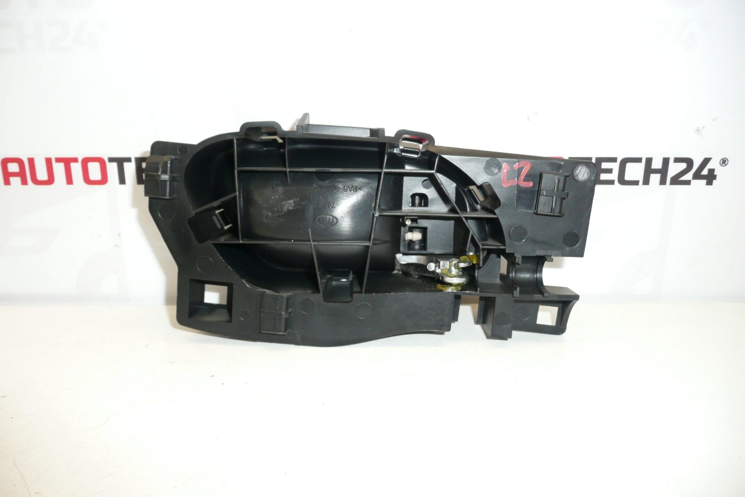 Manilla interior izquierda de puerta usada para Citroën/Peugeot 9660525480, 9685950377 - Imagen 2