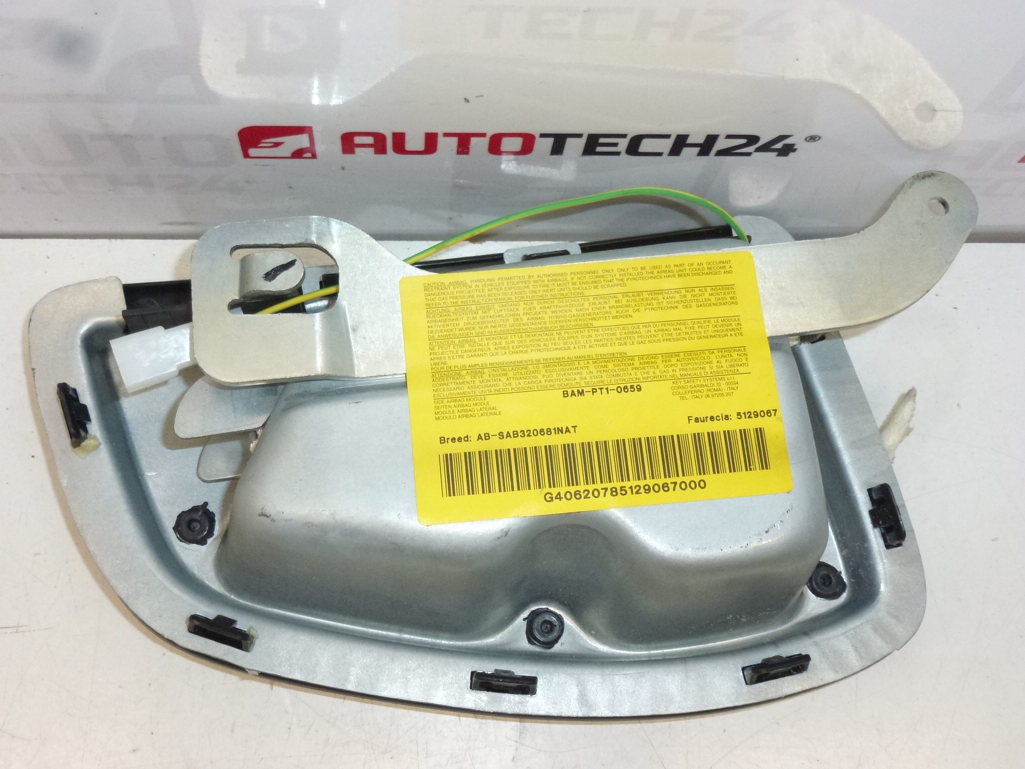 Airbag de asiento derecho para Citroën C8 y Peugeot 807 5129067 8216NR - Imagen 2