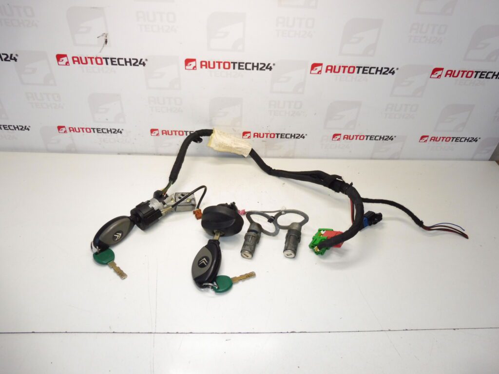 Juego cerradura Citroën C8 + 2 llaves 4162Y4 4162Y2