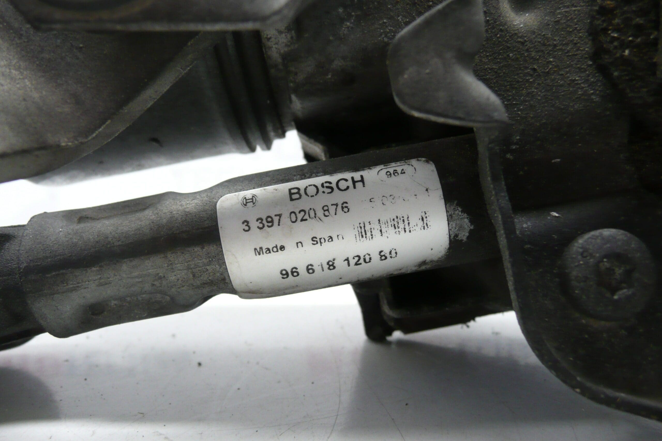 Motor del limpiaparabrisas delantero derecho para Peugeot 407, ref. 9661812080 / 0390241969 - Imagen 2