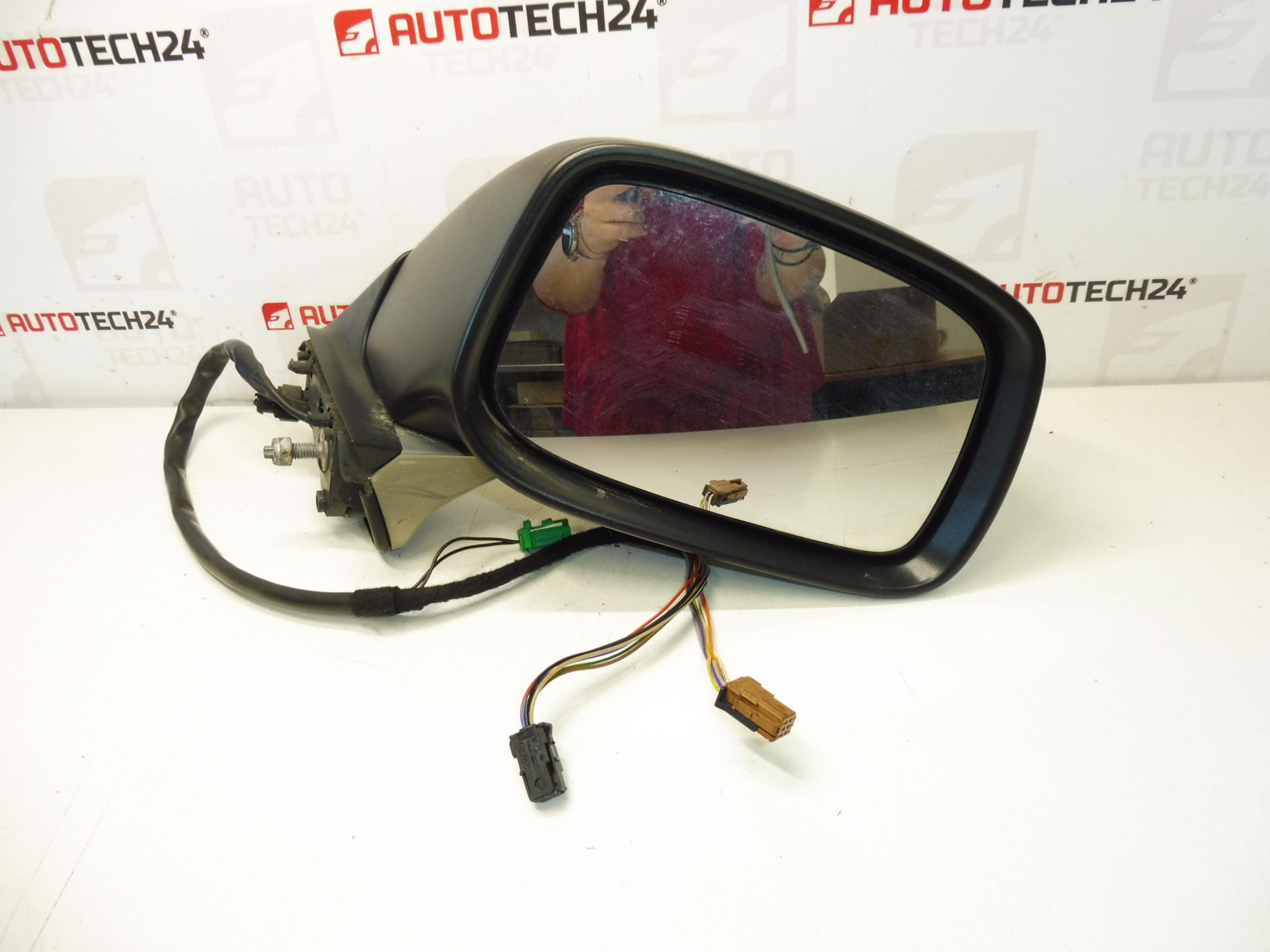 Espejo retrovisor derecho eléctrico plegable gris KDD Citroën C8 14888830ZR 8153FW - Imagen 2