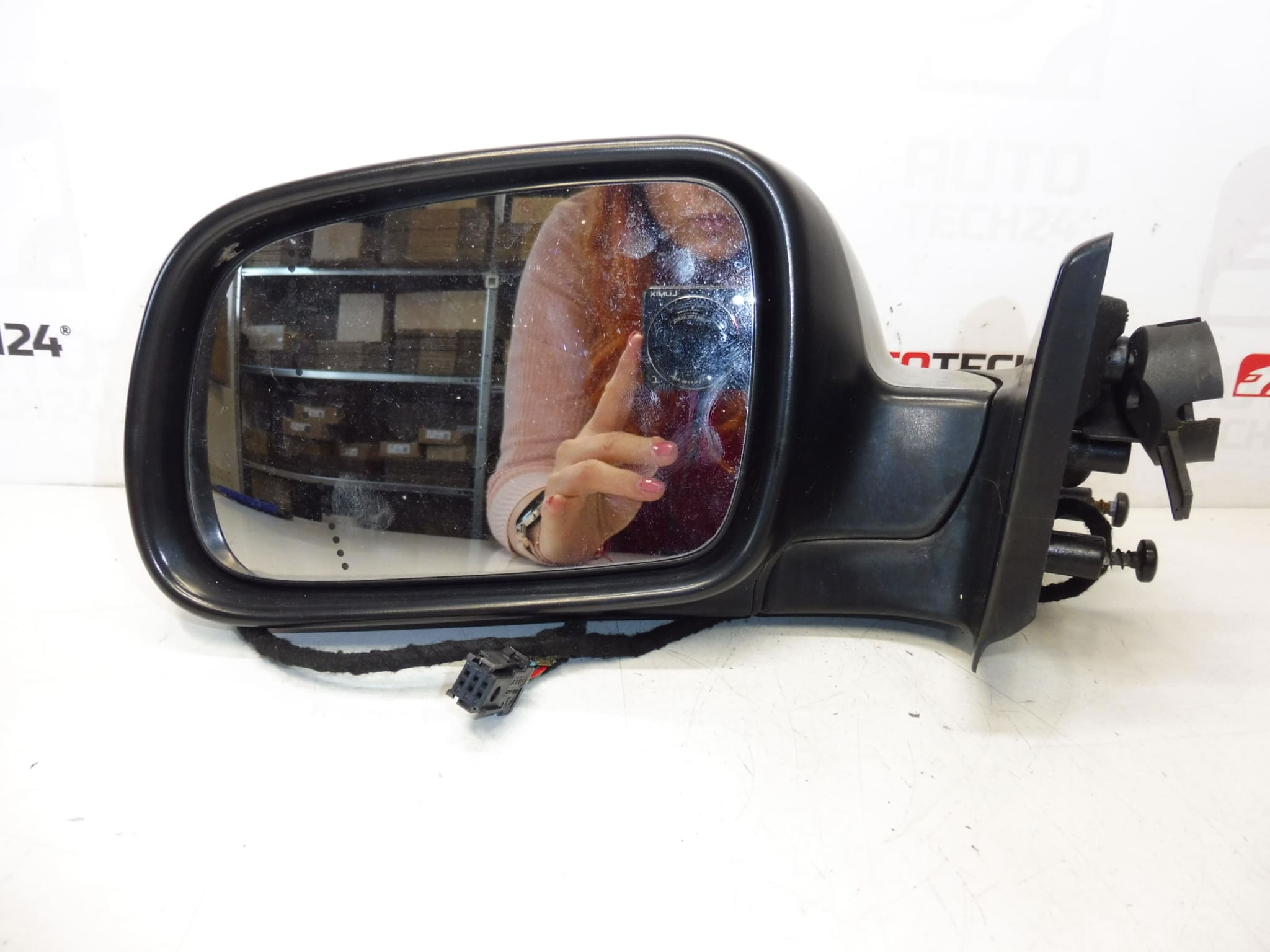 Espejo retrovisor exterior izquierdo Peugeot 307 color verde ETSC 8149AW - Imagen 2