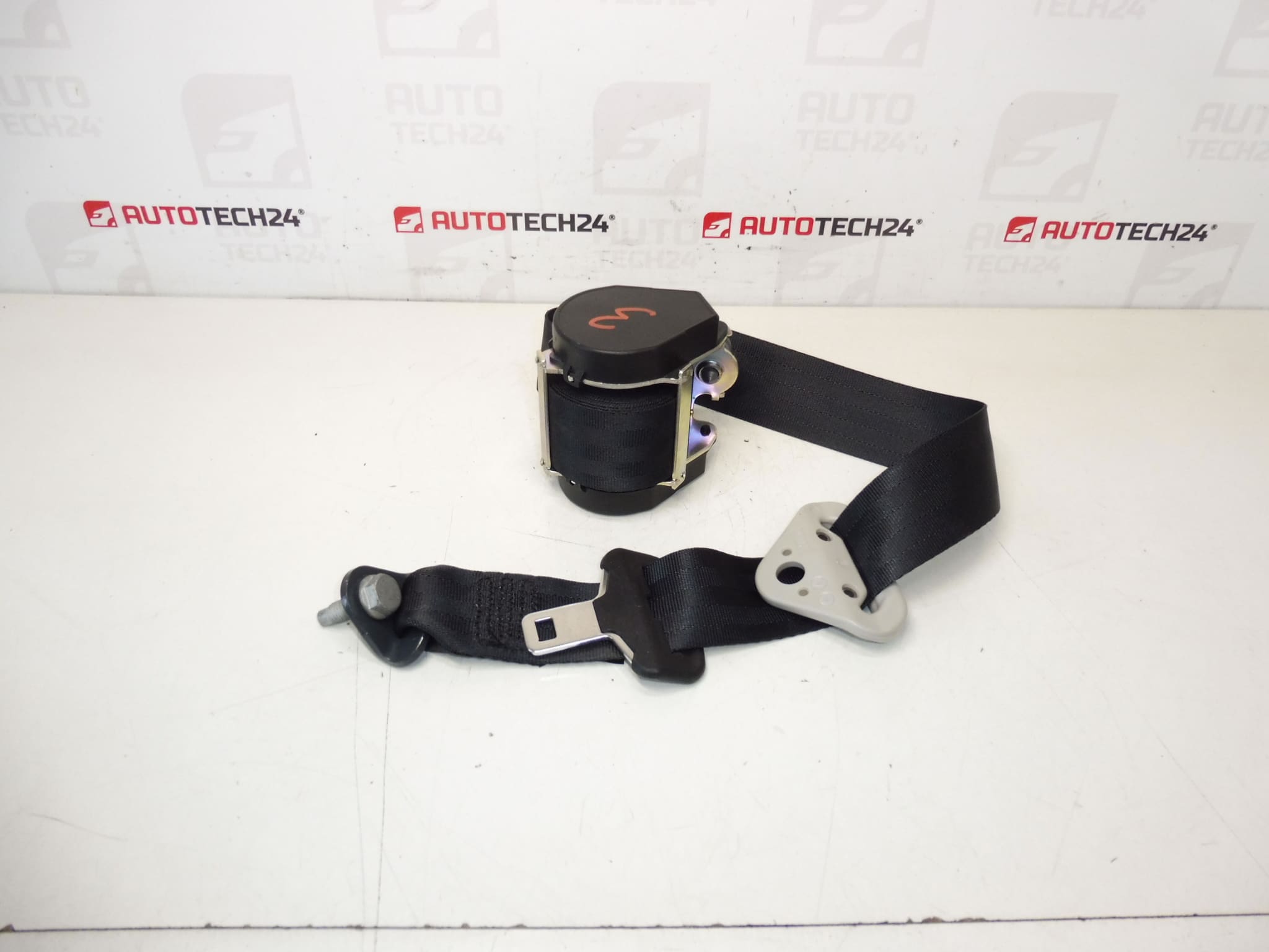 Cinturón de seguridad trasero izquierdo Peugeot 207 96738850xx 8975xr