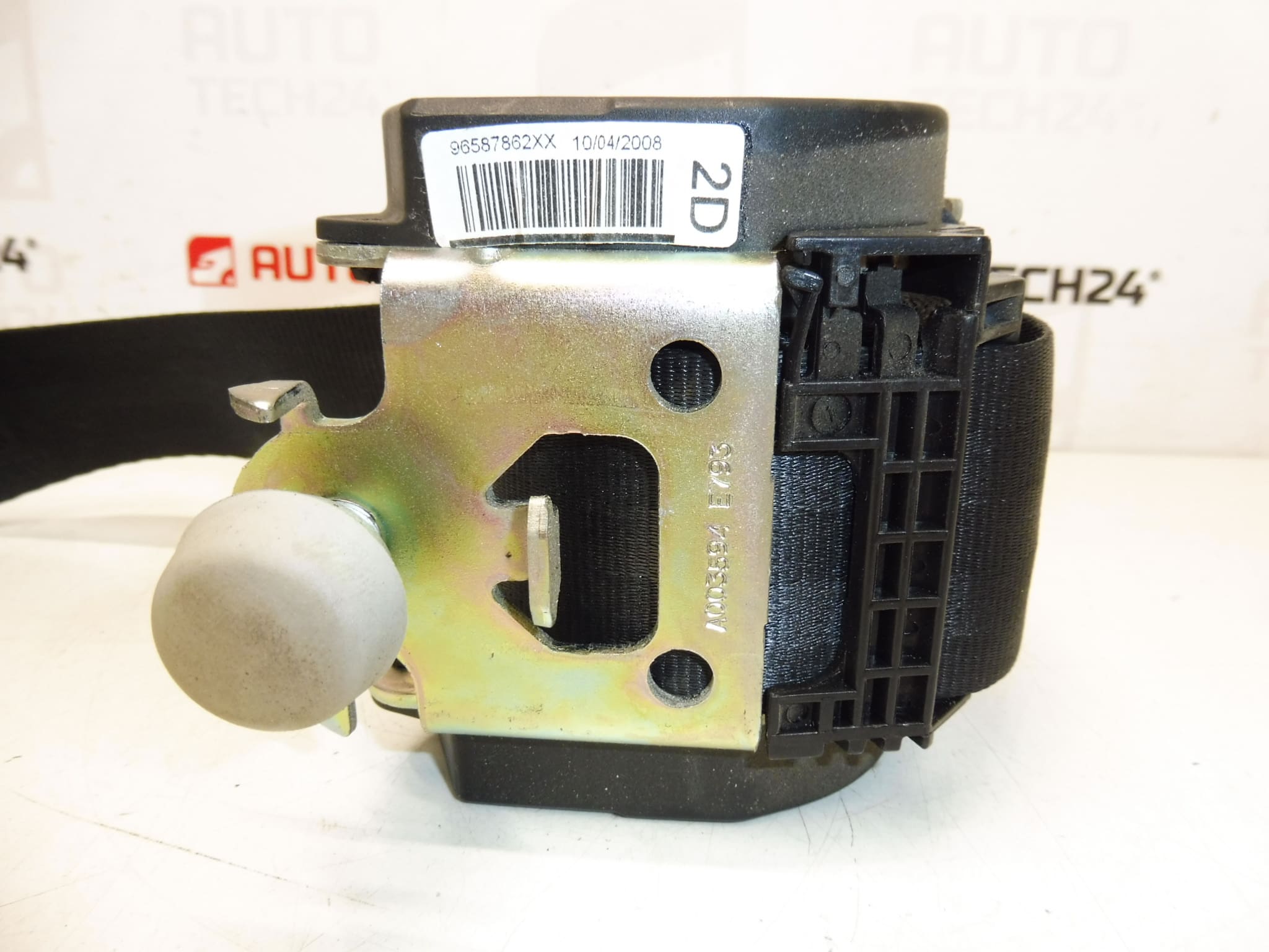 Cinturón de seguridad trasero derecho para Peugeot 207 96587862xx 8975J8 - Imagen 2