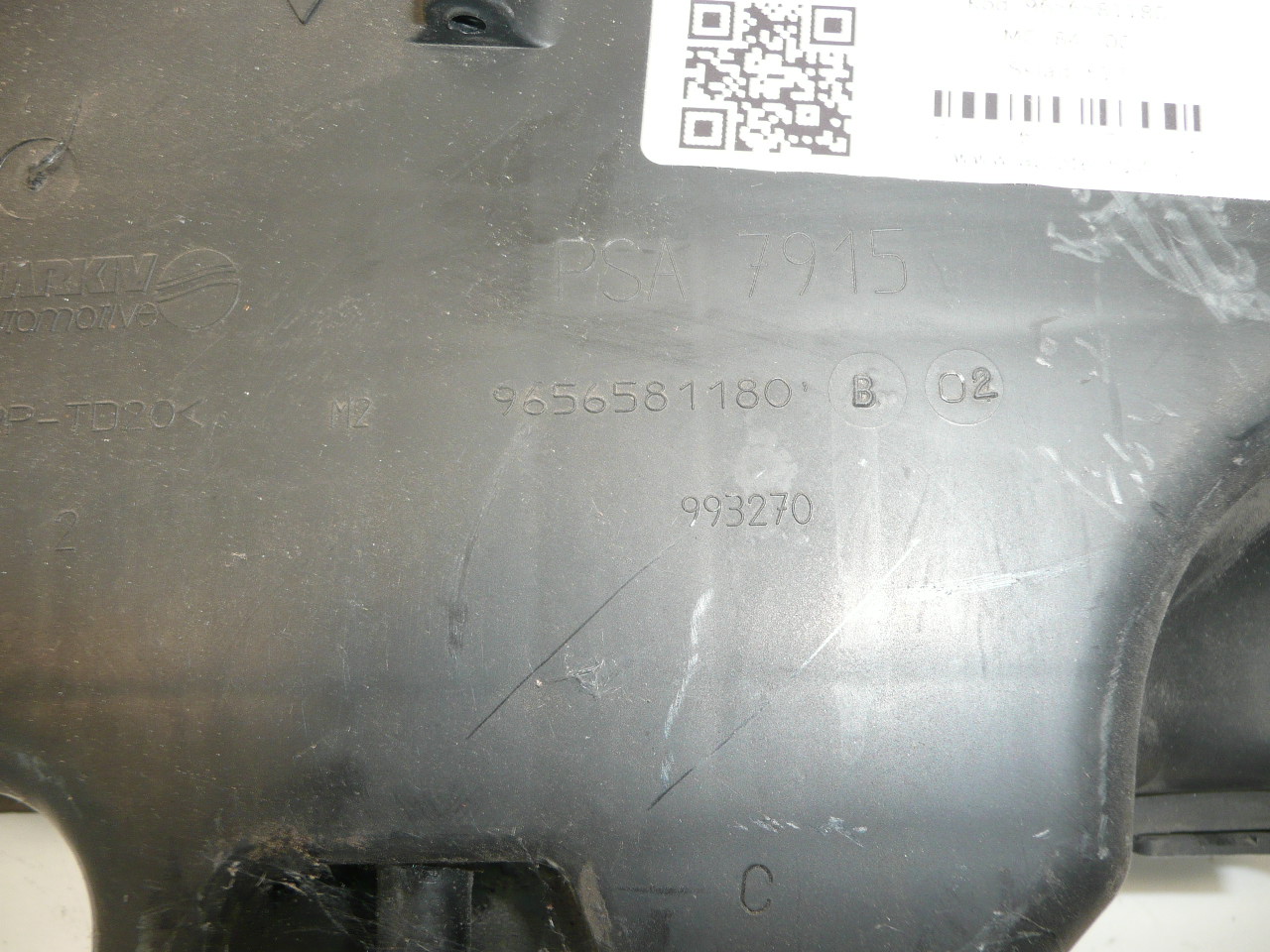 Caja filtro Citroën Peugeot 1.6 HDI 9656581180