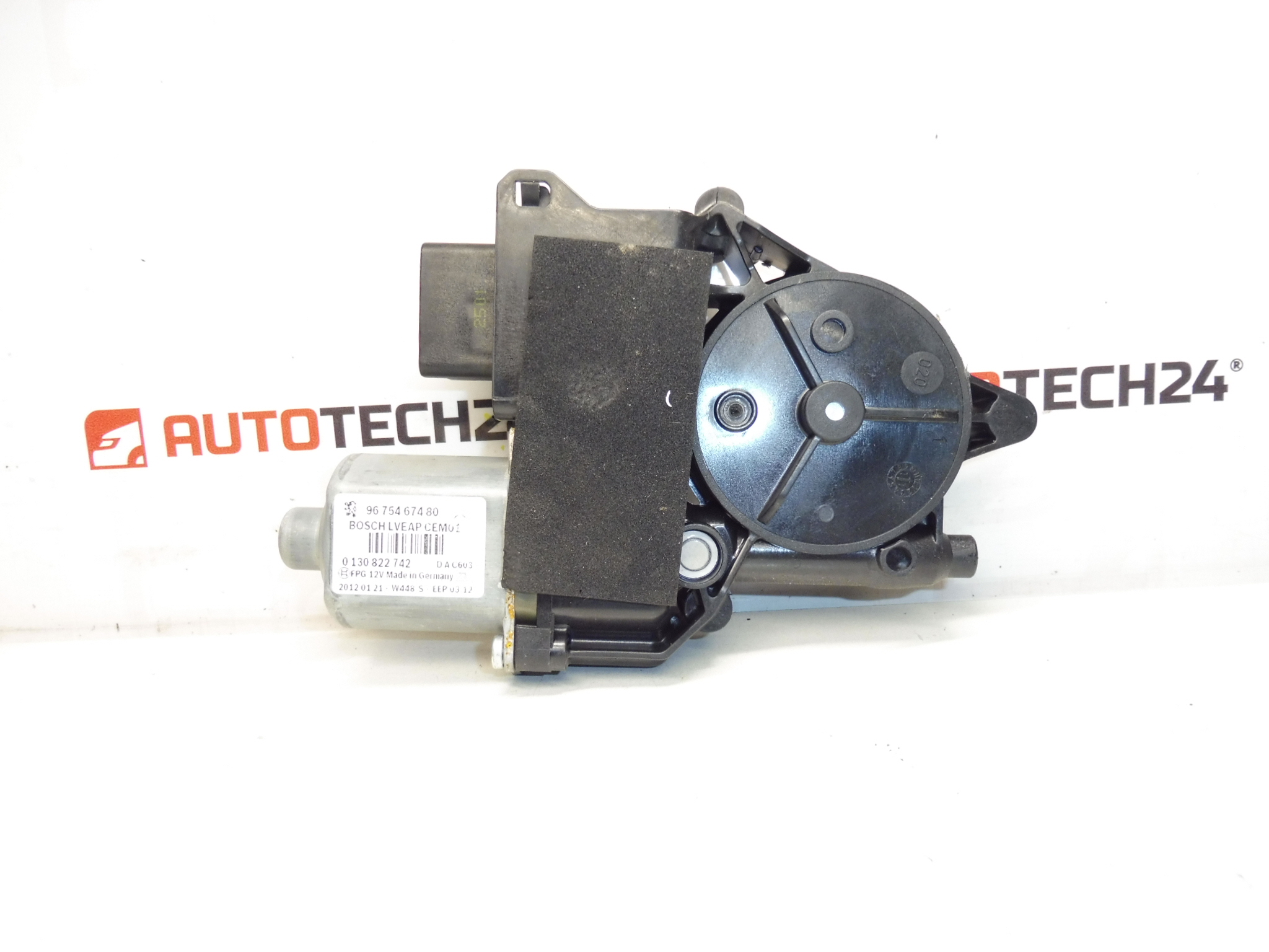Motor de elevalunas delantero izquierdo Peugeot 308 9657247680 9221CX