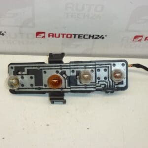 Portalámparas con trozo de cable piloto trasero derecho Citroën Xsara Picasso 6351N0 6351T2