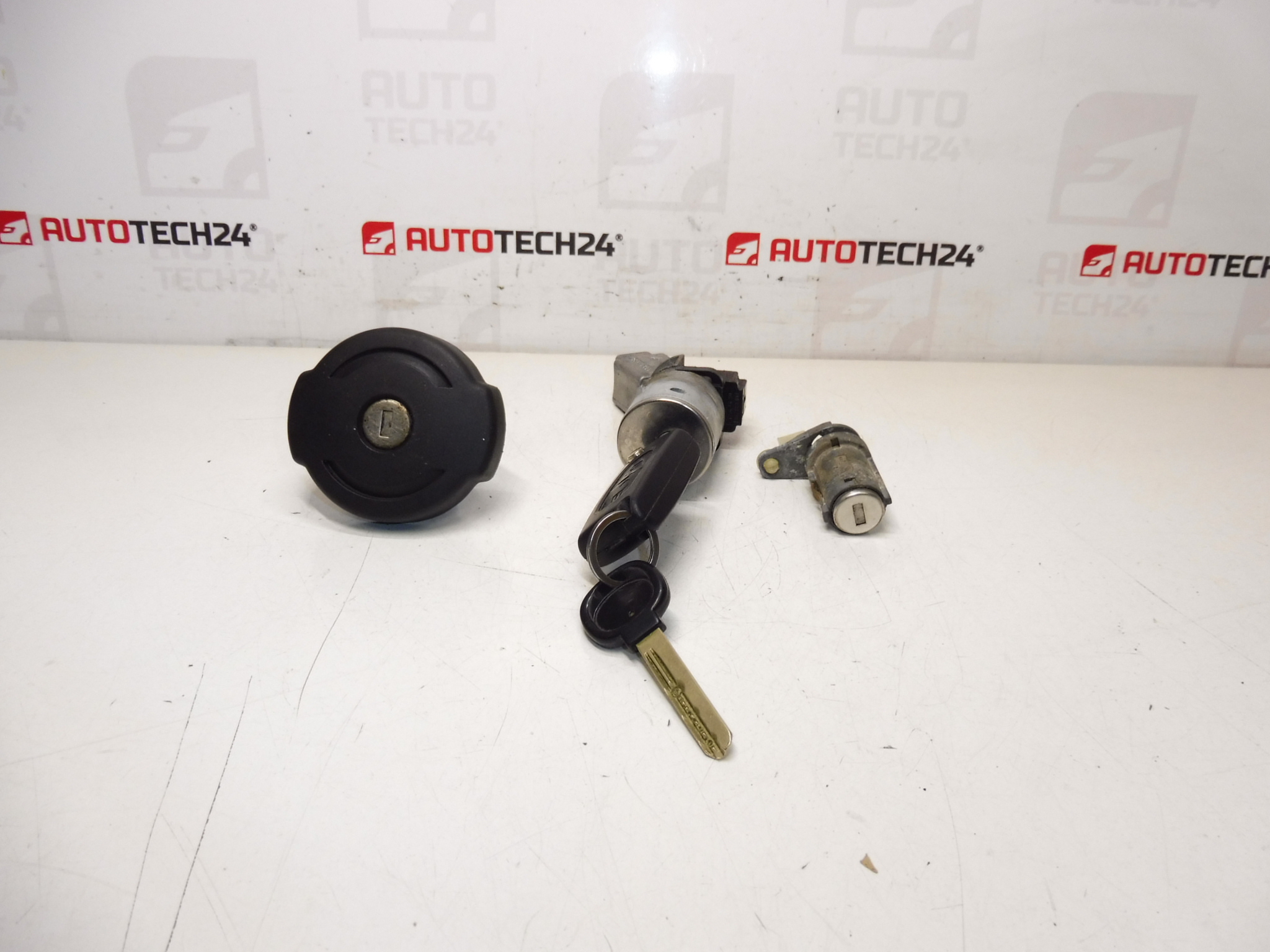 Juego de cerraduras con 1 llave para Peugeot 307 4162JC 4162KG