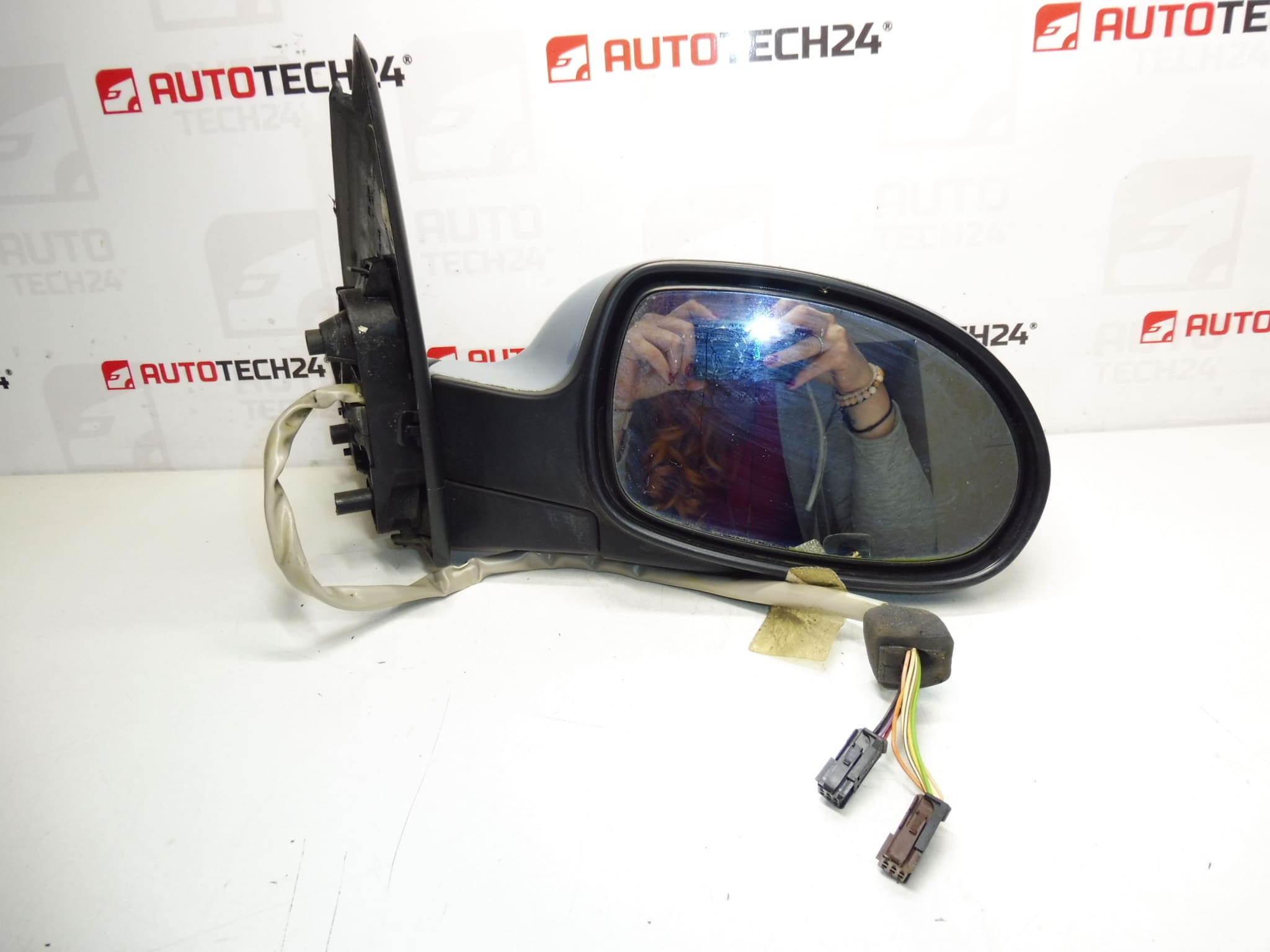 Espejo retrovisor derecho Citroën C5 abatible eléctricamente EYLC 96532993XT 8149WH - Imagen 2
