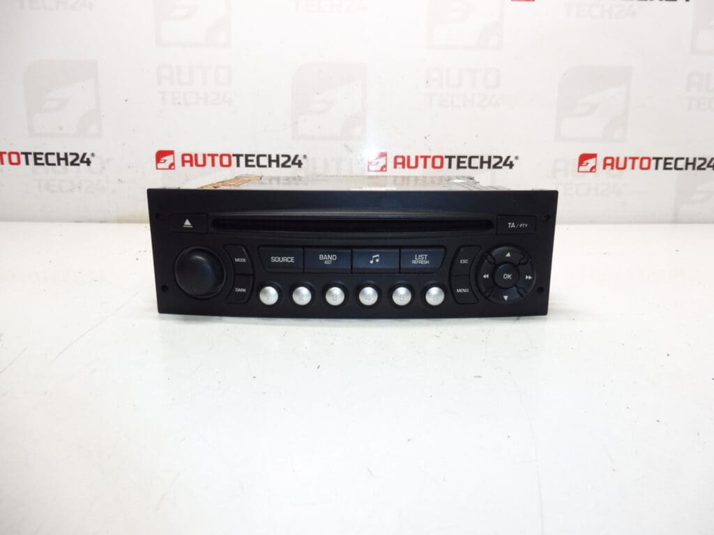 Autorradio con CD Citroën Peugeot 96647697XT 6564ZS