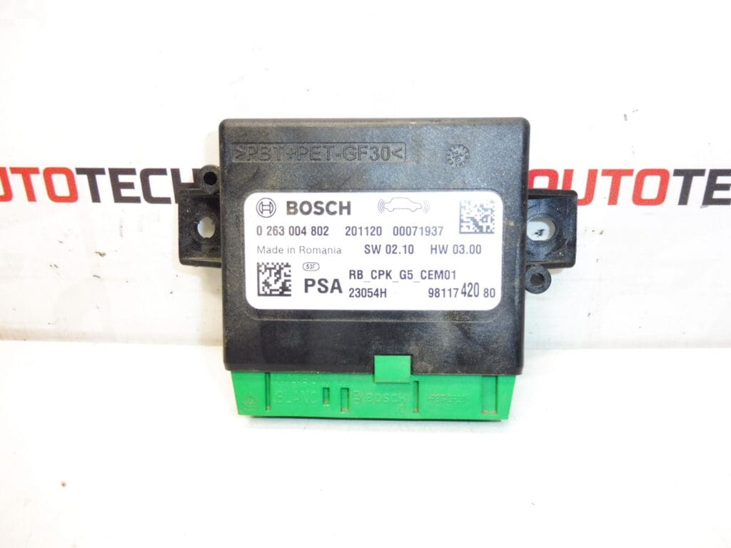 Centralita PDC Bosch Peugeot 308 T9 0263004802 9811742080 1613711480
